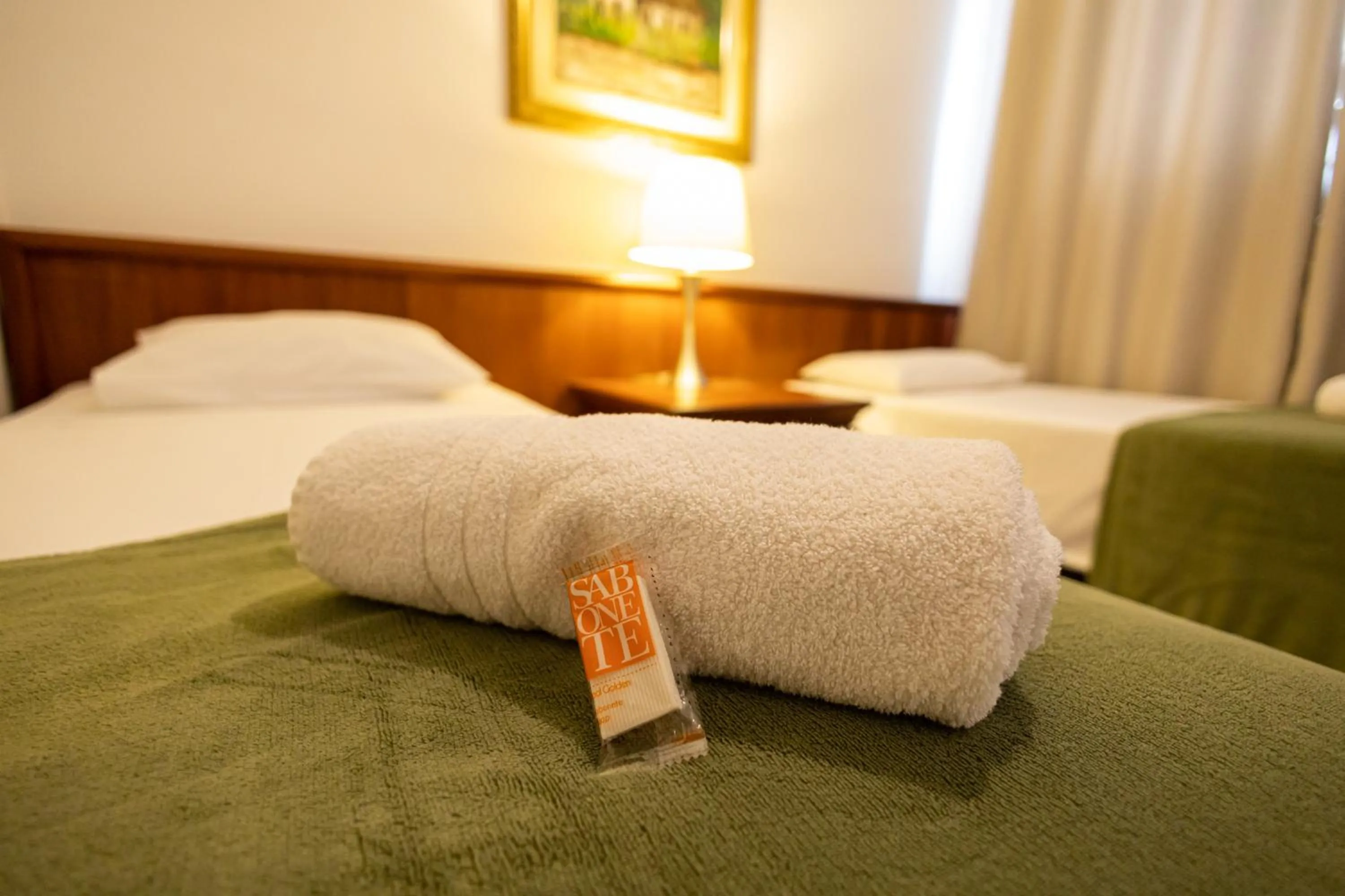 Bed in Hotel Golden Star