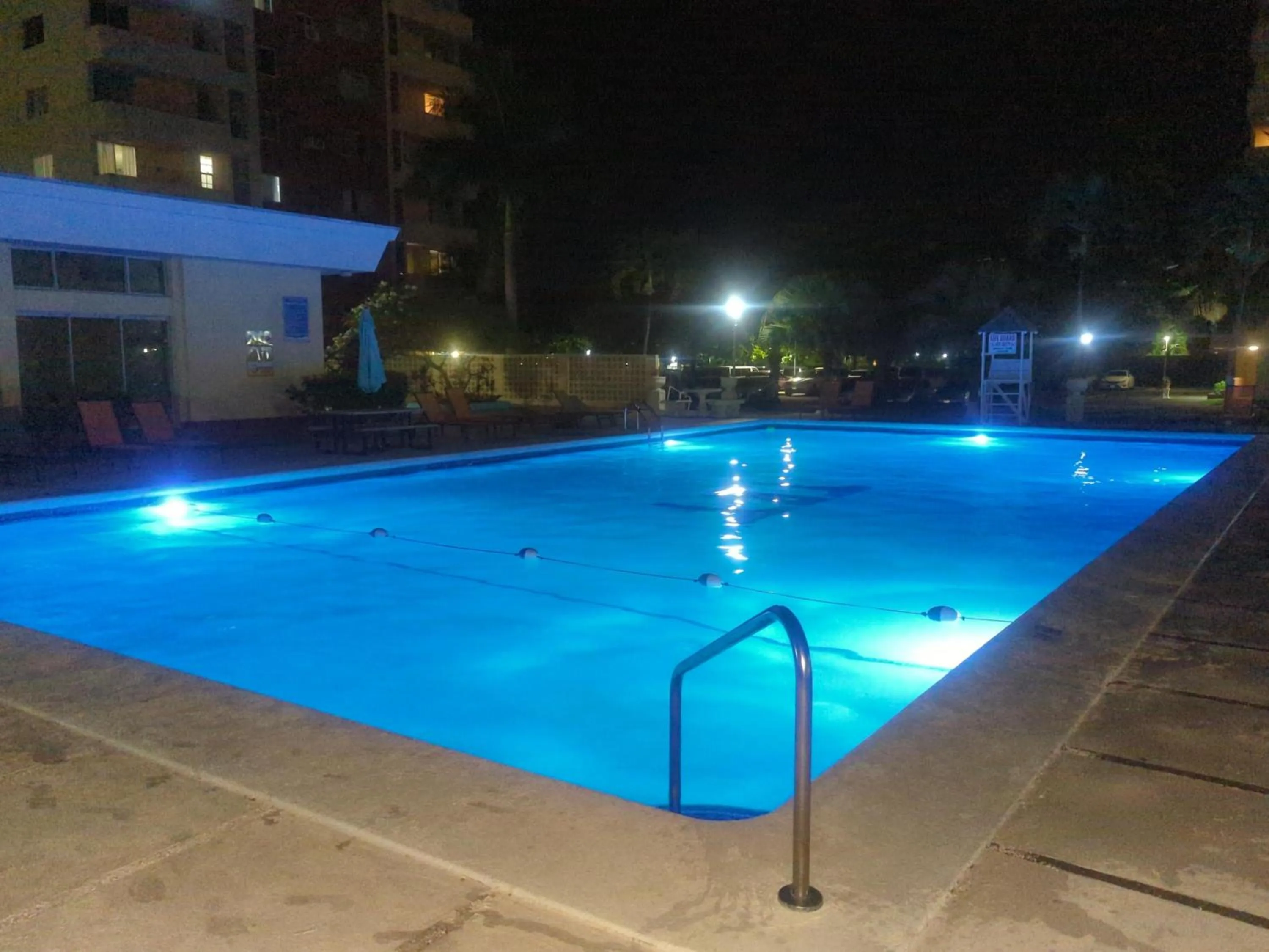 Beach-side condos at Turtle Beach Towers