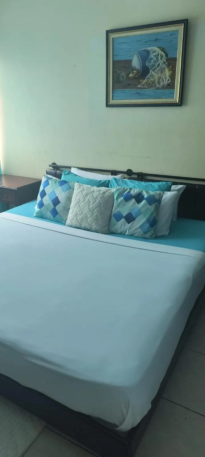 Bed in Beach-side condos at Turtle Beach Towers
