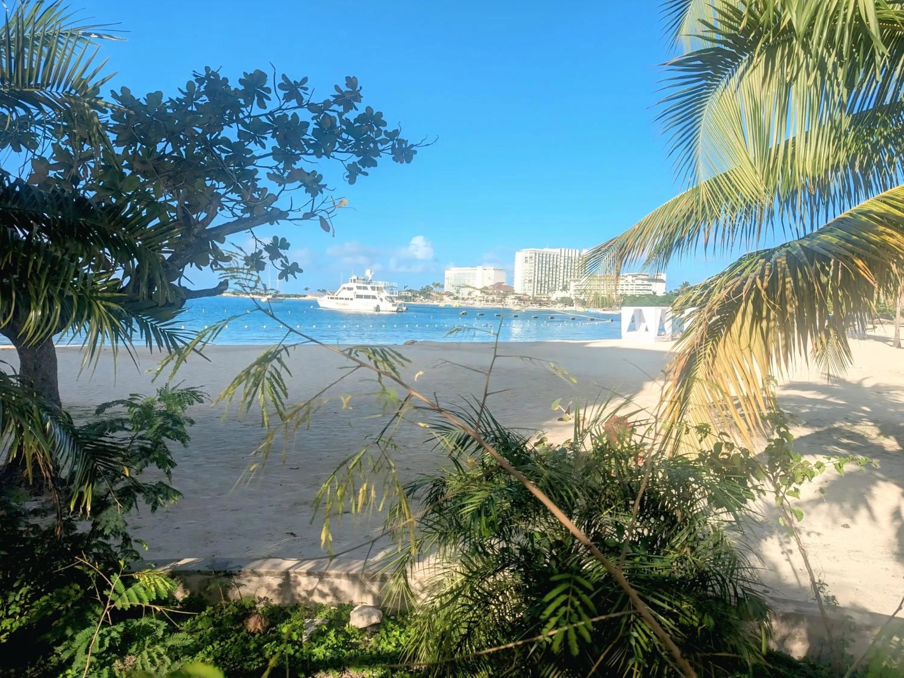 Beach-side condos at Turtle Beach Towers