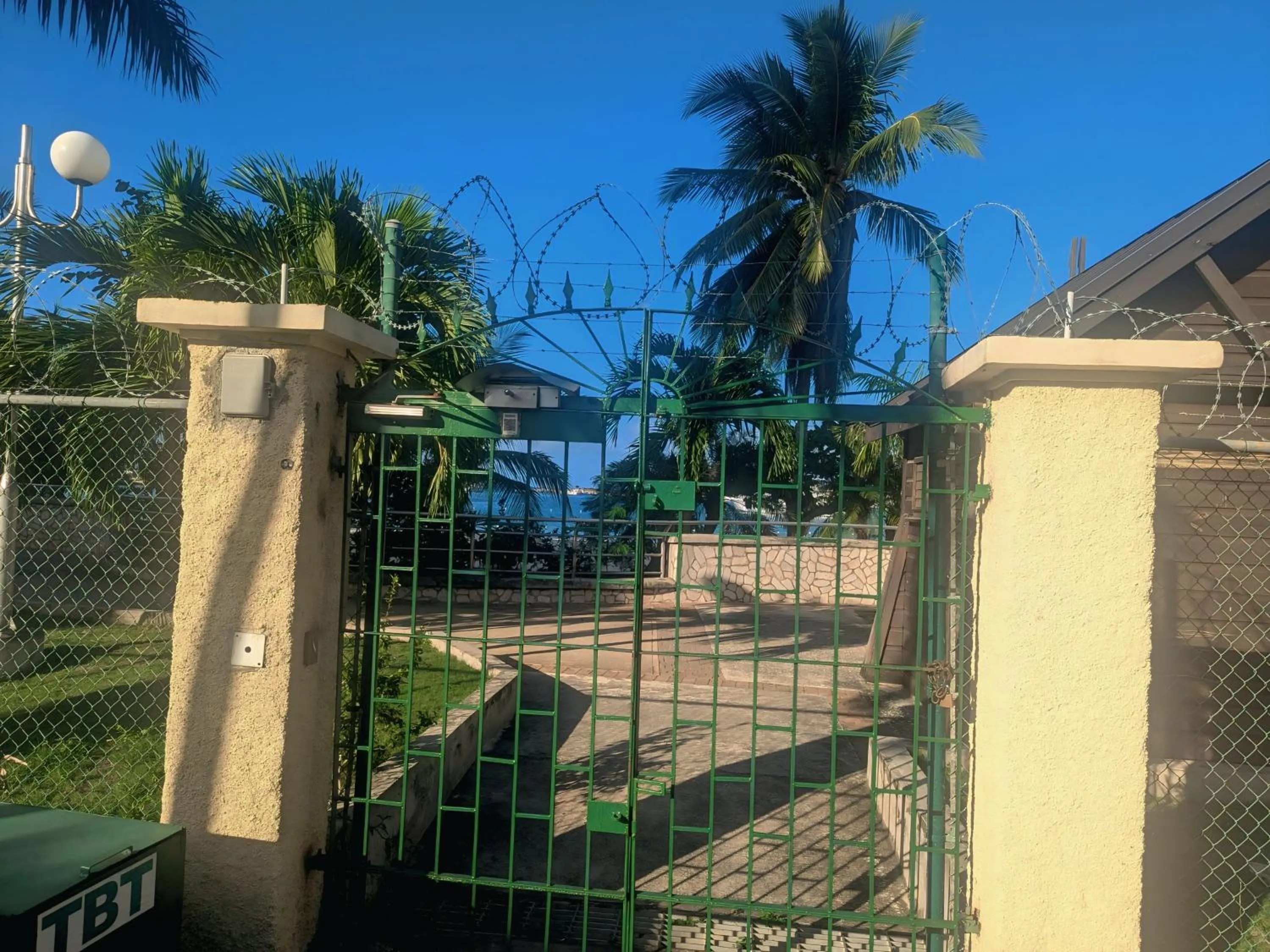 Beach-side condos at Turtle Beach Towers
