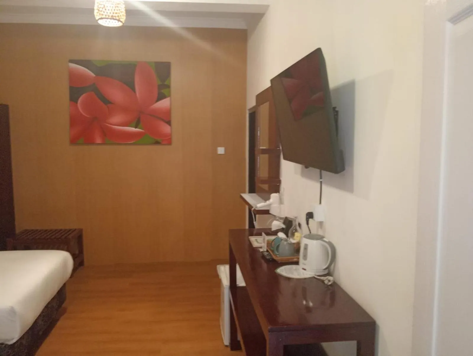 Bedroom, Bed in City Garden Bali Dwipa Hotel, Kuta