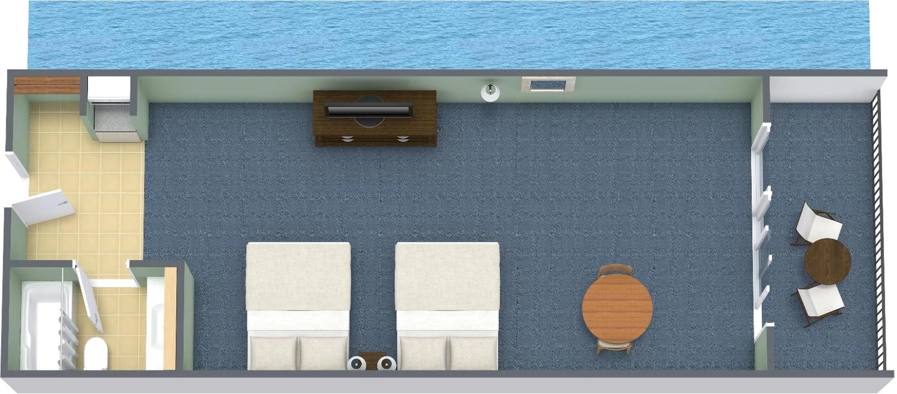 Photo of the whole room in Breakers Resort Hotel