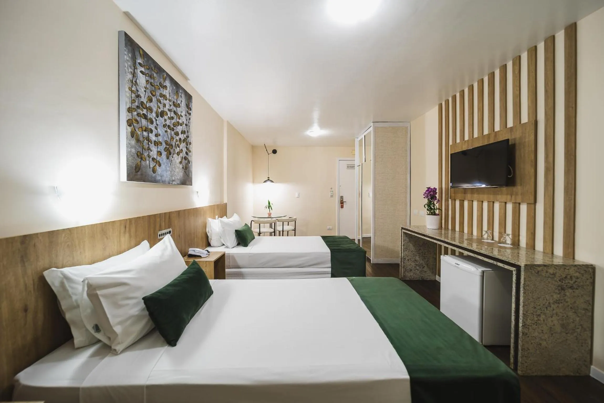 Bed in Hotel Nacional Inn Curitiba Torres