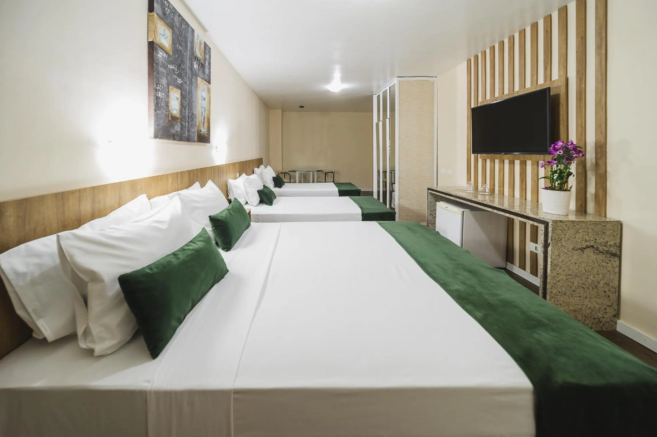 Bed in Hotel Nacional Inn Curitiba Torres