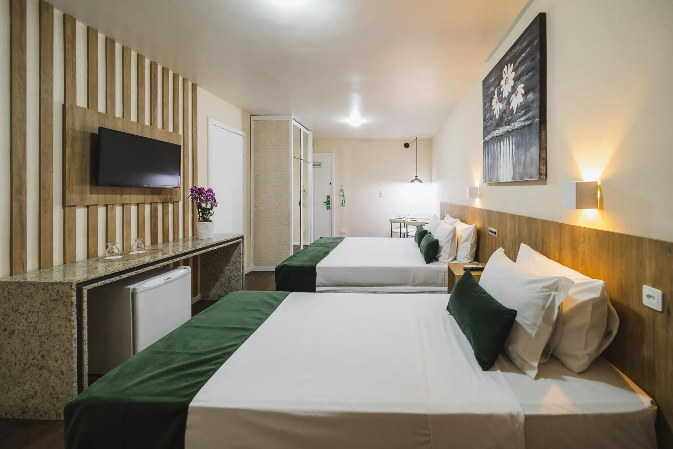 Bedroom, Bed in Hotel Nacional Inn Curitiba Torres