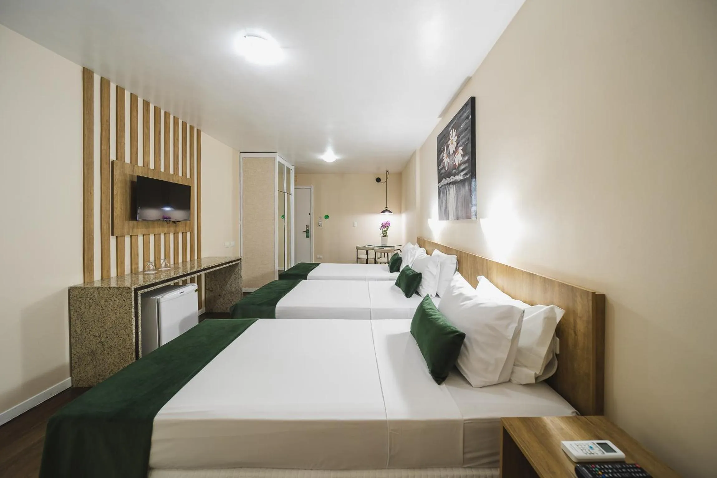 Bed in Hotel Nacional Inn Curitiba Torres