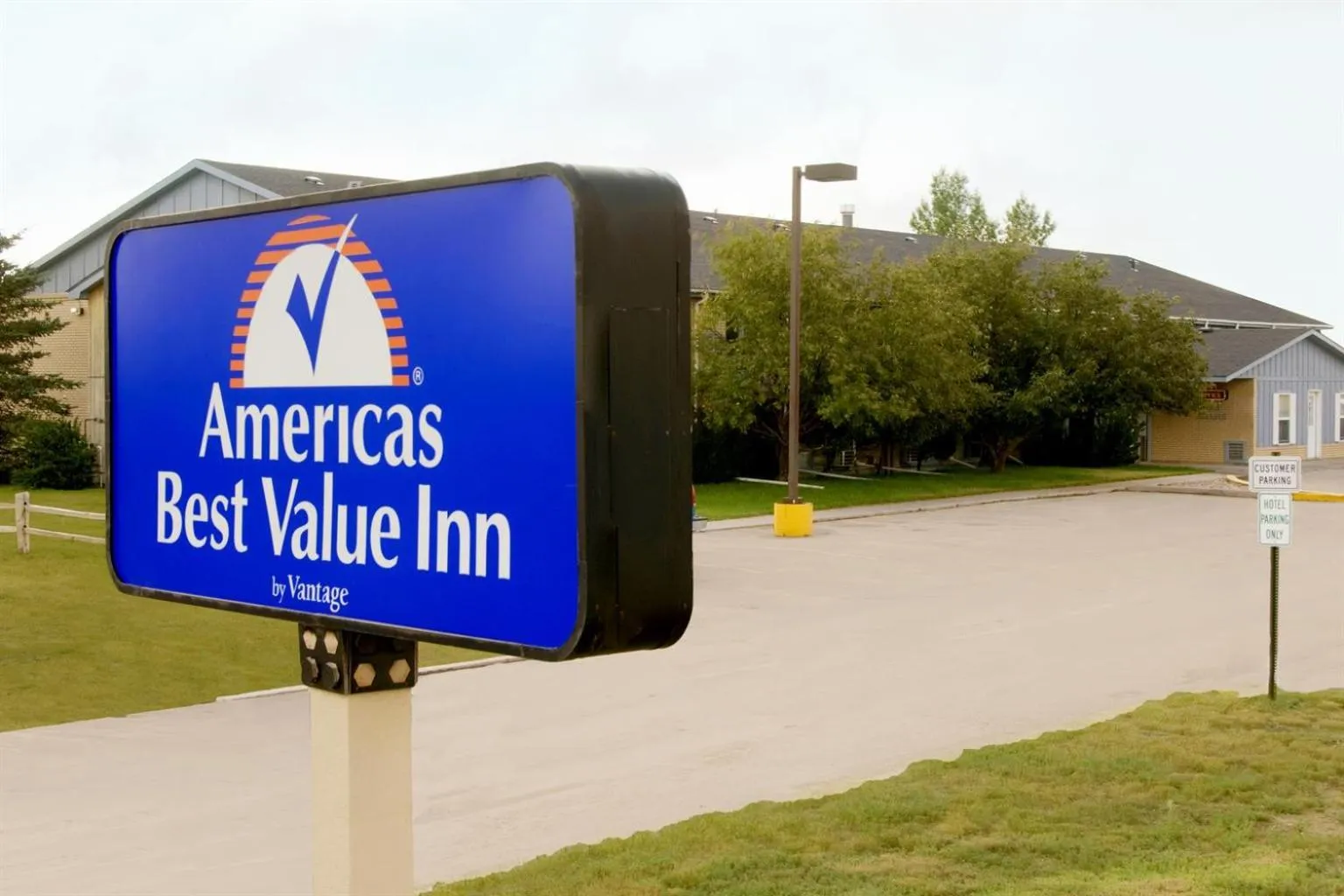 Property building in Americas Best Value Inn Laramie
