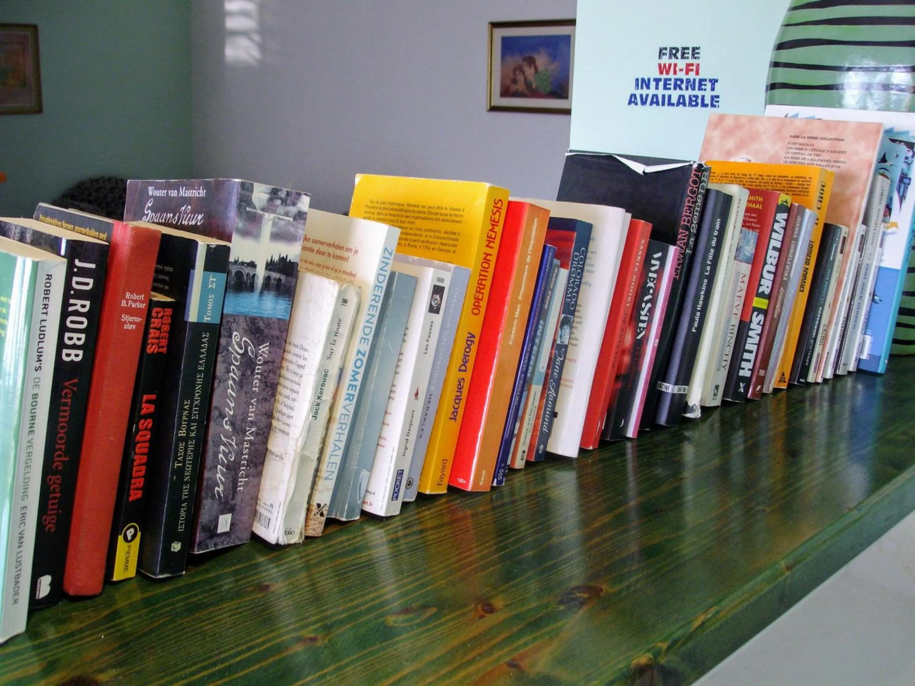 Library in Panorama apartments