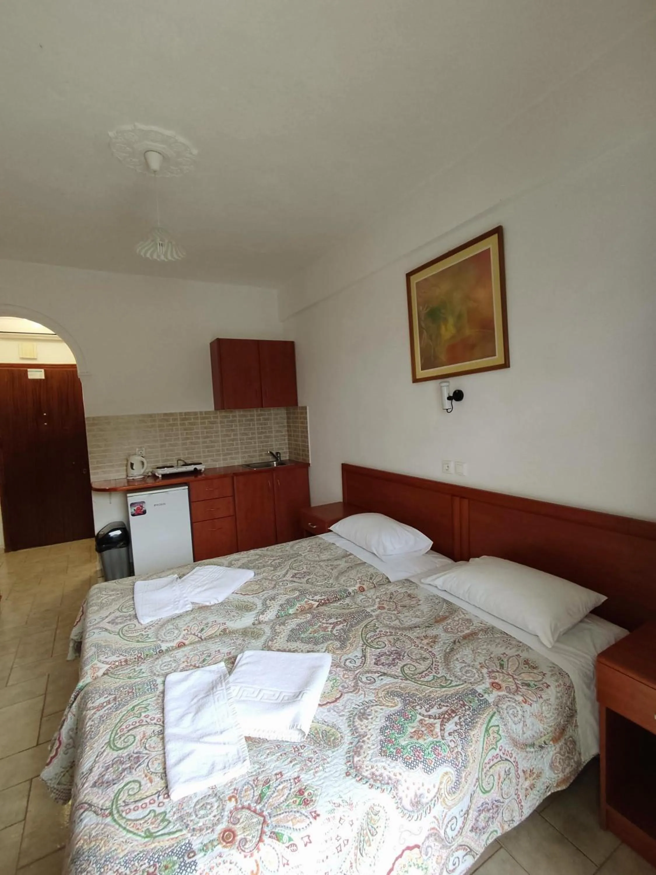 Bed in Panorama apartments