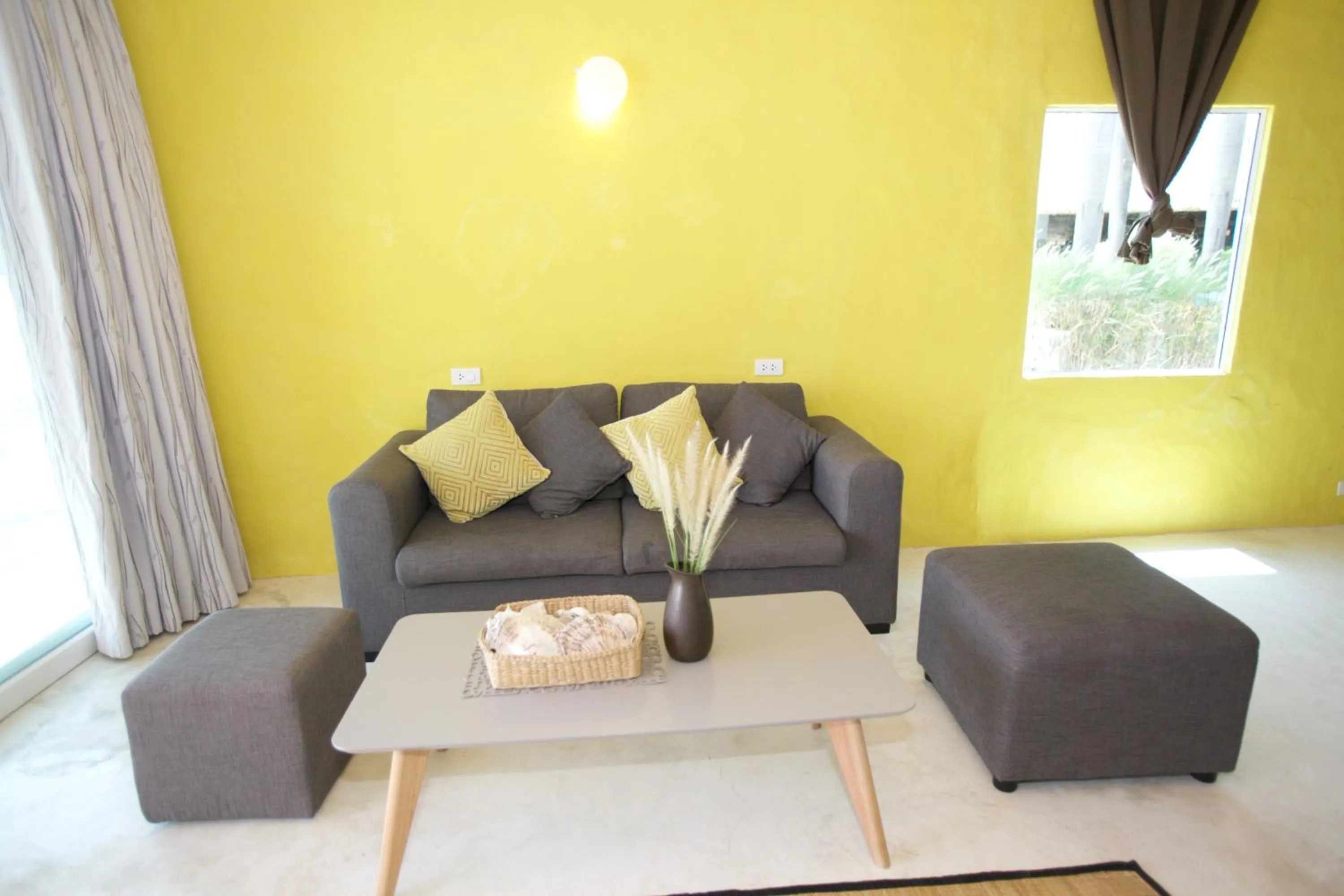 Living room in Lime N Soda Beachfront Resort