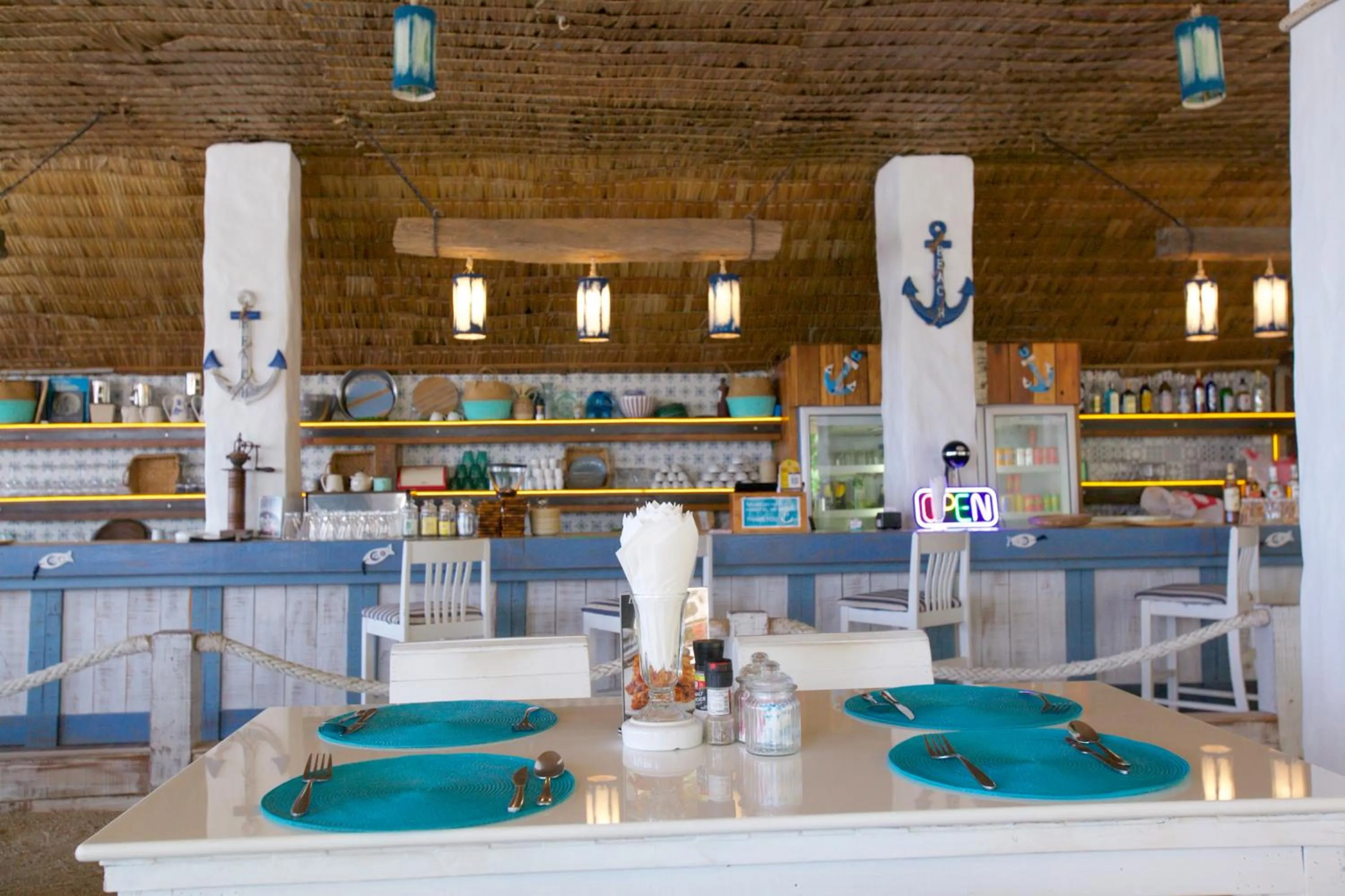 Restaurant/places to eat in Lime N Soda Beachfront Resort