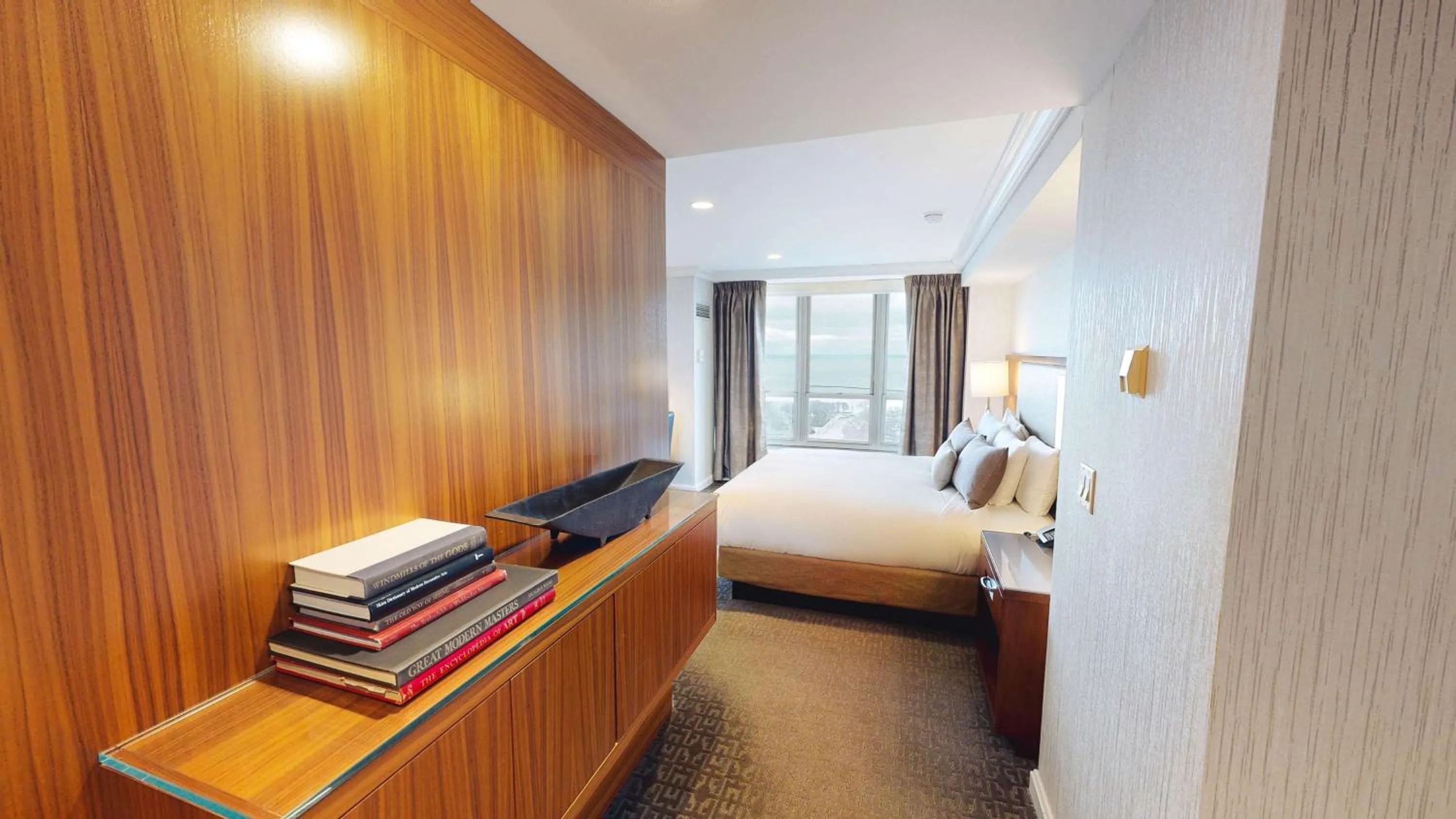 Bed in Hilton Chicago