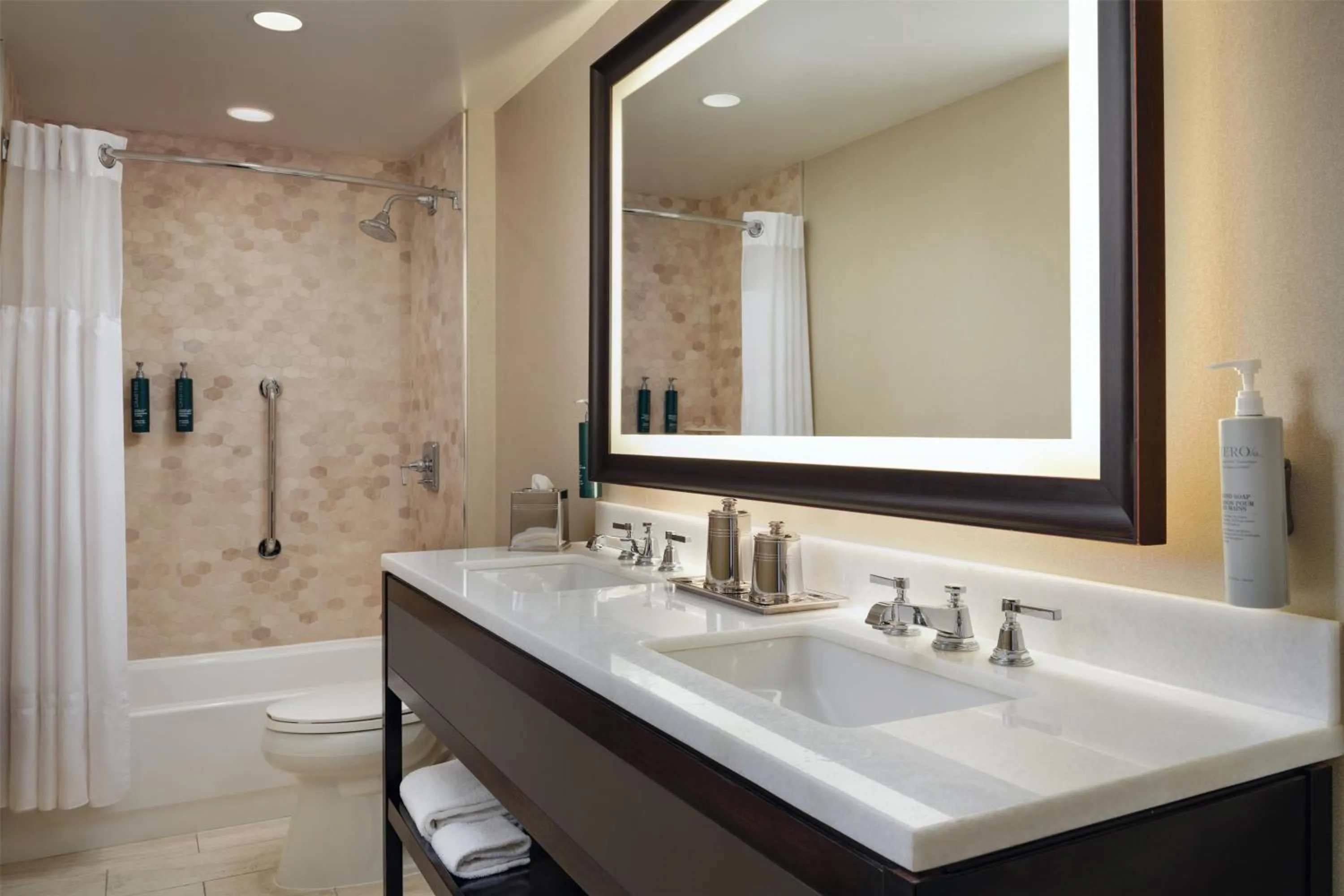 Bathroom in Hilton Chicago