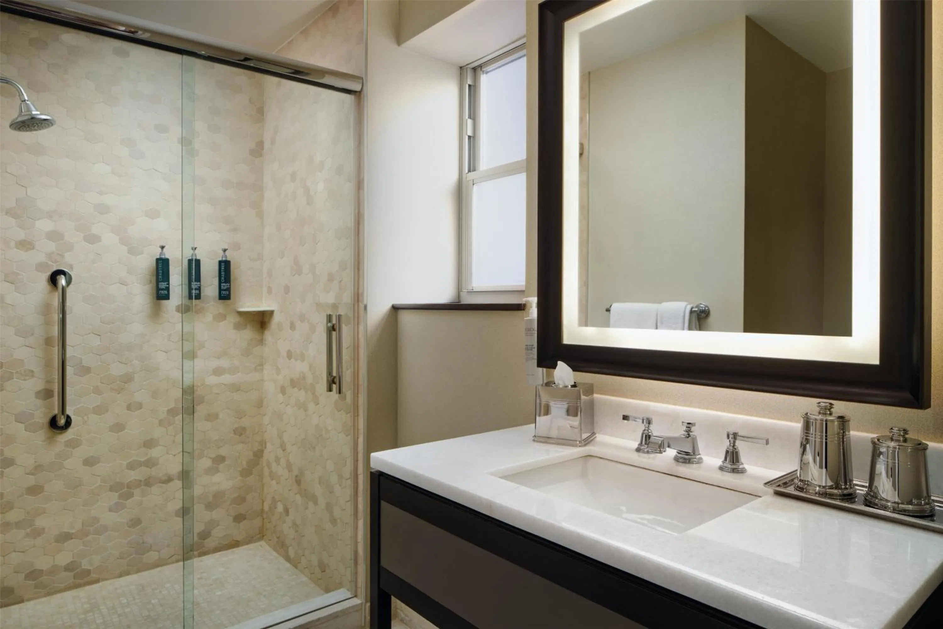 Bathroom in Hilton Chicago