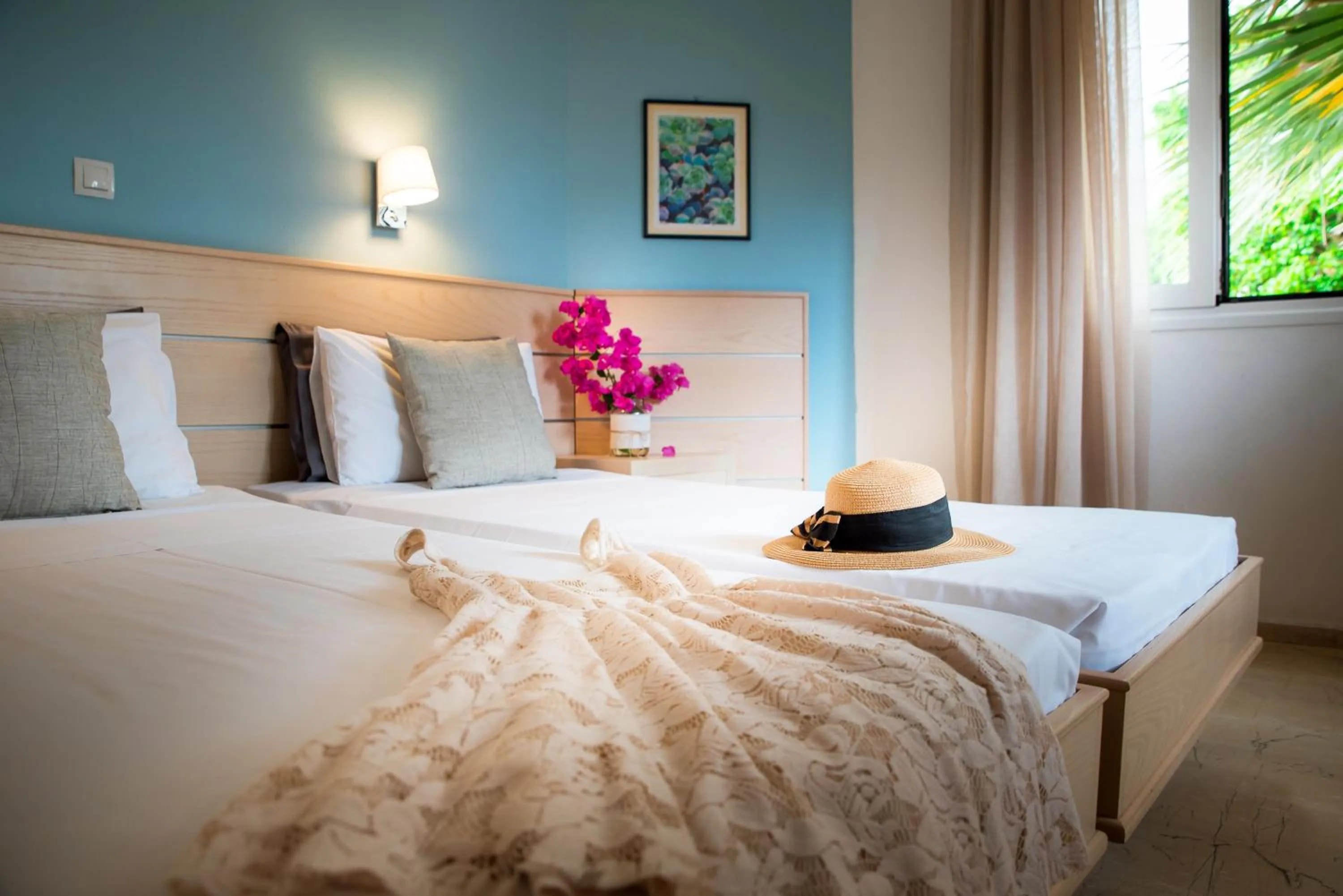 Bedroom, Bed in Melissa Apartments, Studios & Suites