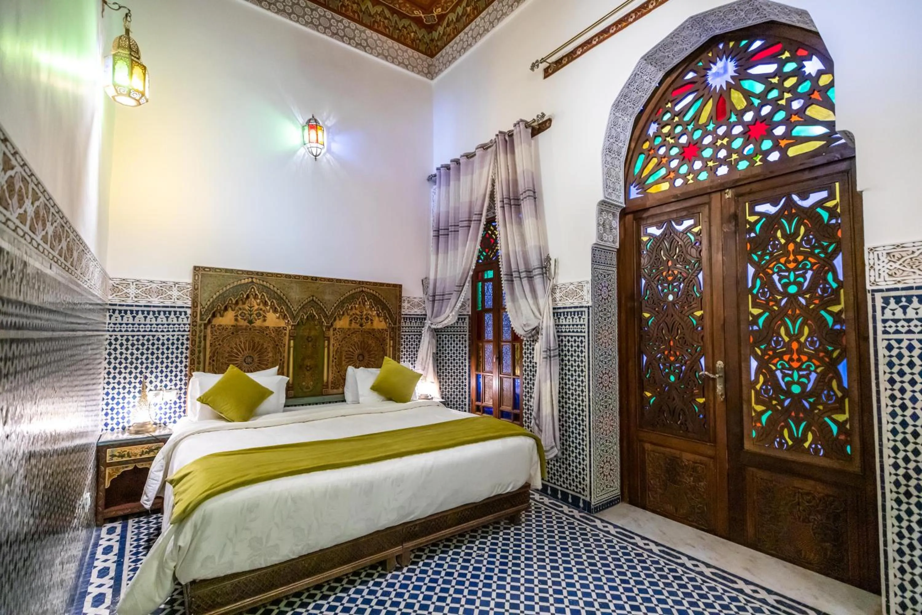 Bed in Dar Fes Tresor
