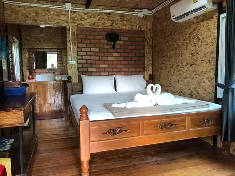 Bed in Mook Tamarind Resort