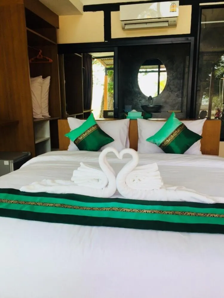 Bed in Mook Tamarind Resort
