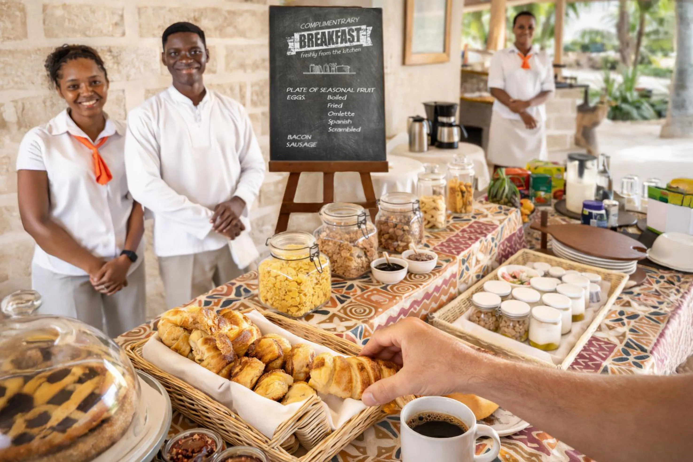 Breakfast in The Charming Lonno Lodge Watamu