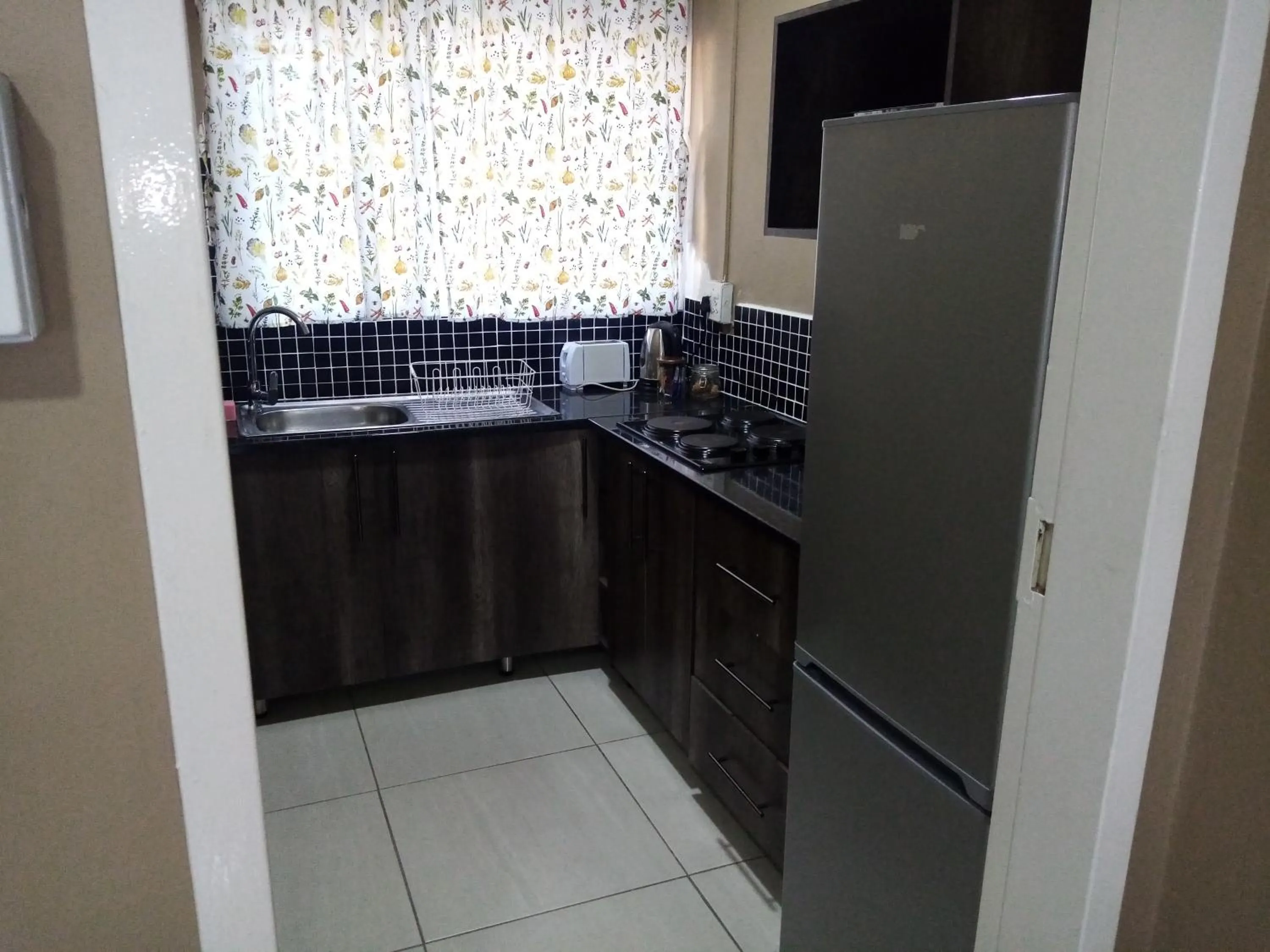 Kitchen or kitchenette in Casa Leitao Lodge