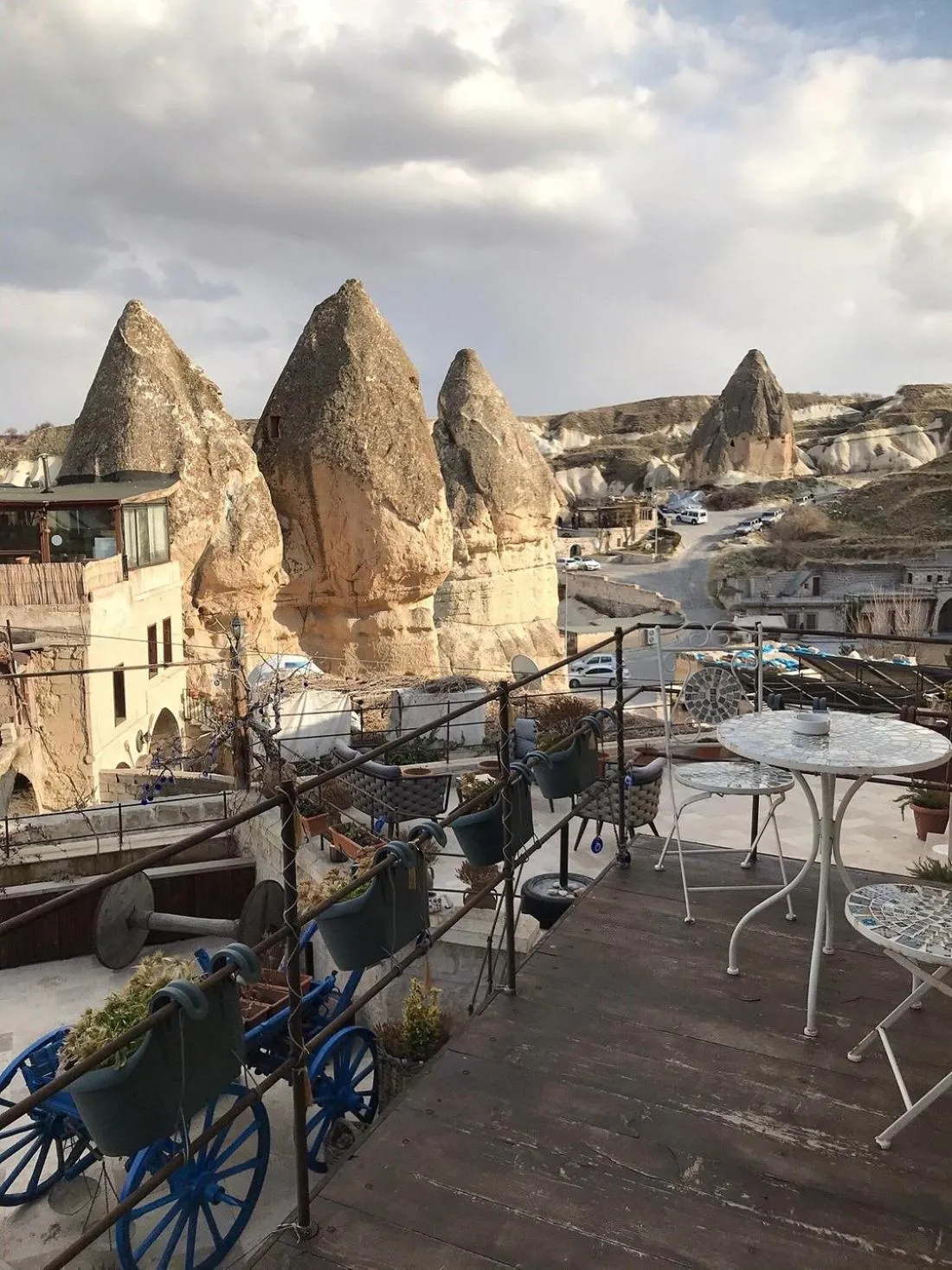 Patio in Mosaic Cave Hotel