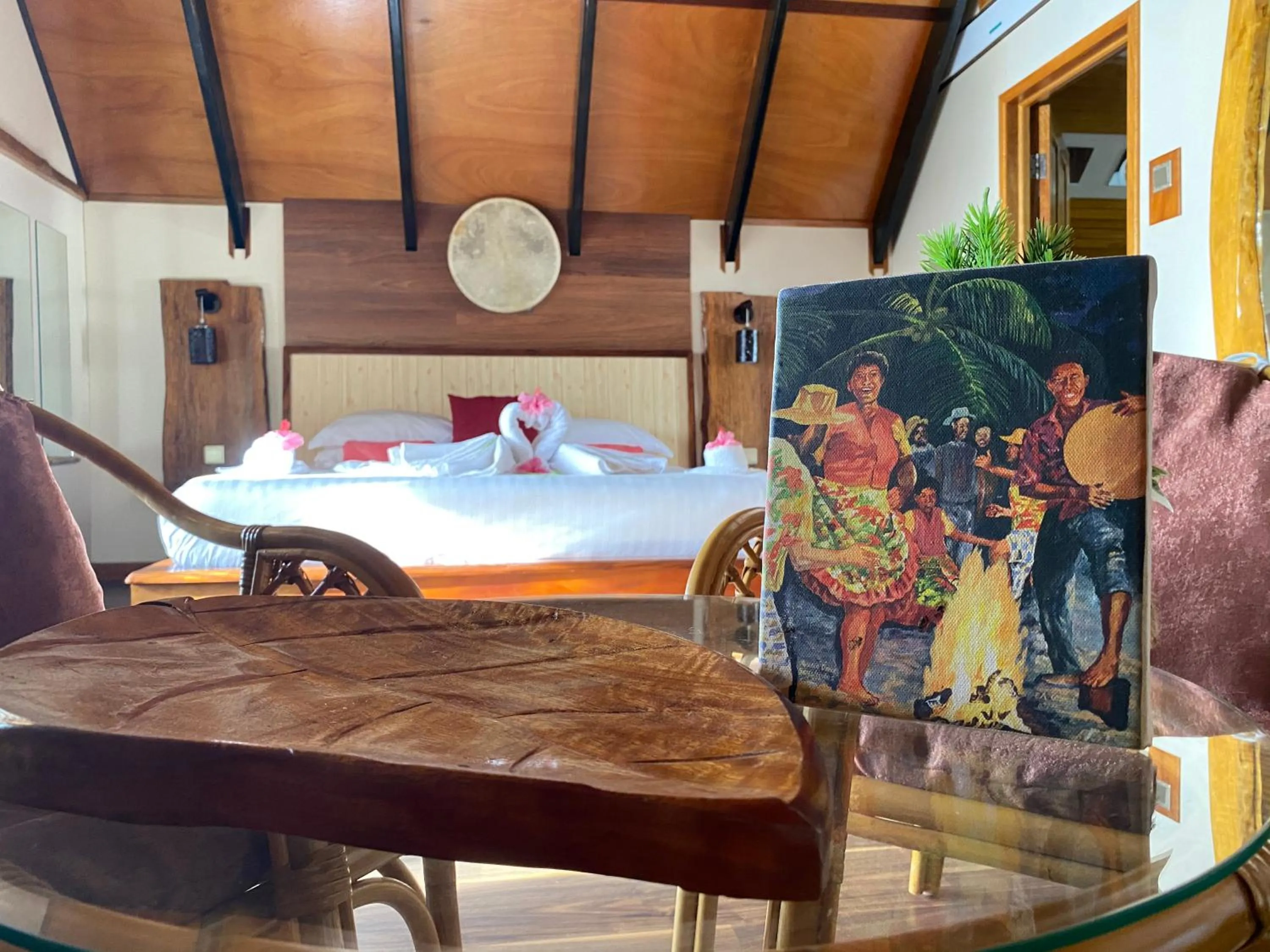 Decorative detail in Mouggae Blues Villas