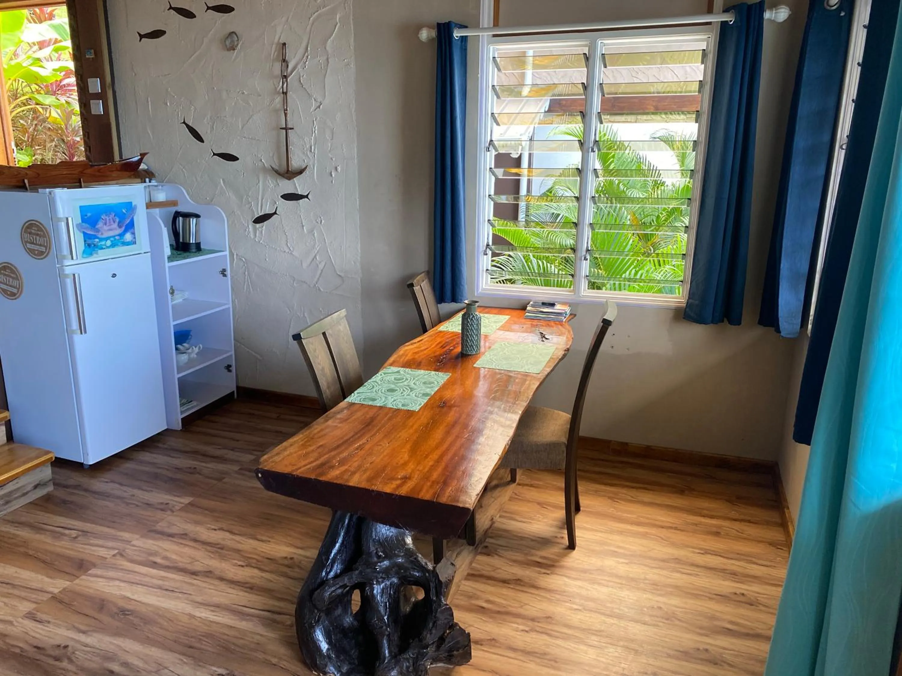 Living room in Mouggae Blues Villas