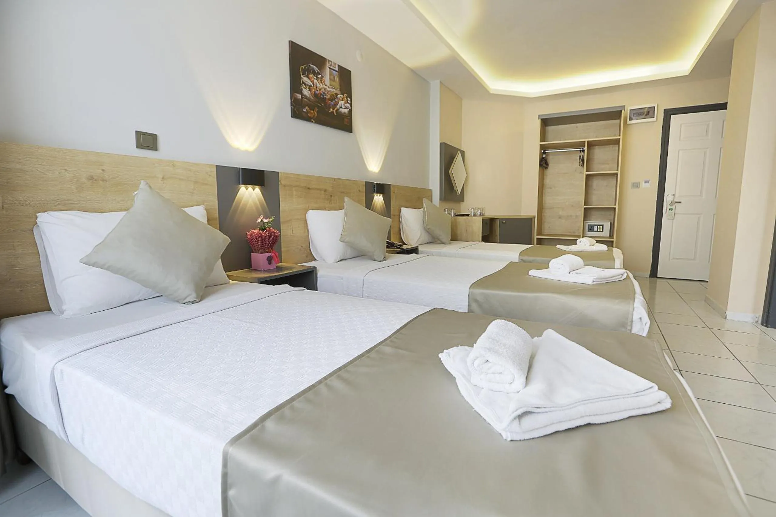 Bed in Alanya Risus Park Hotel
