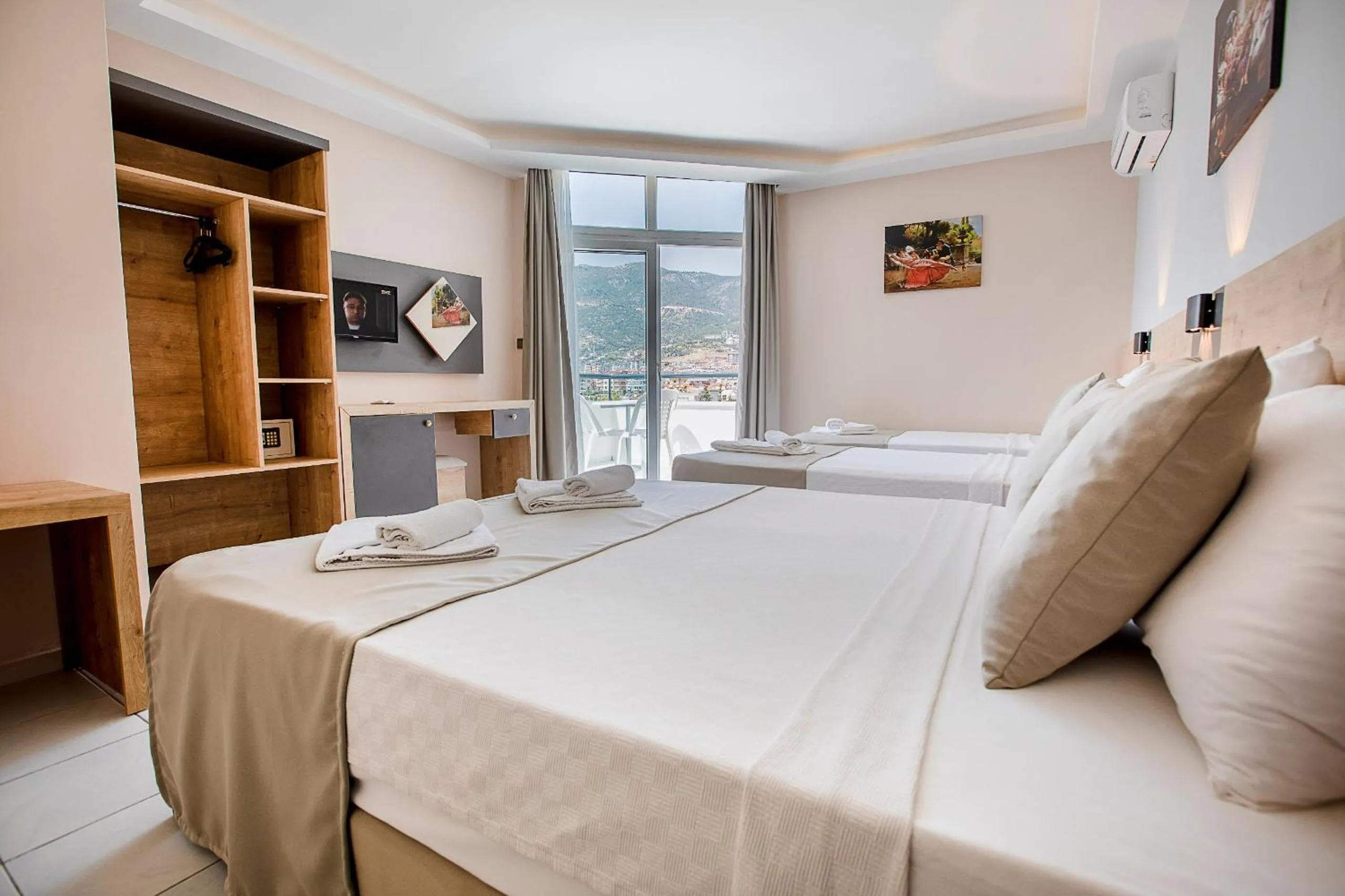 Bed in Alanya Risus Park Hotel