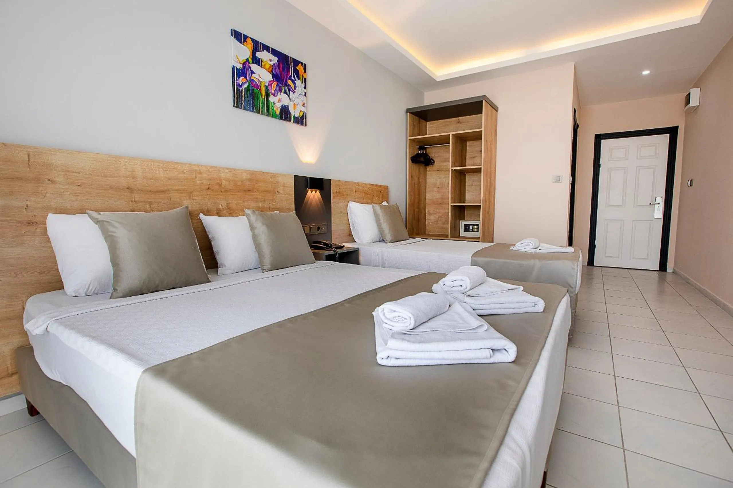 Bed in Alanya Risus Park Hotel