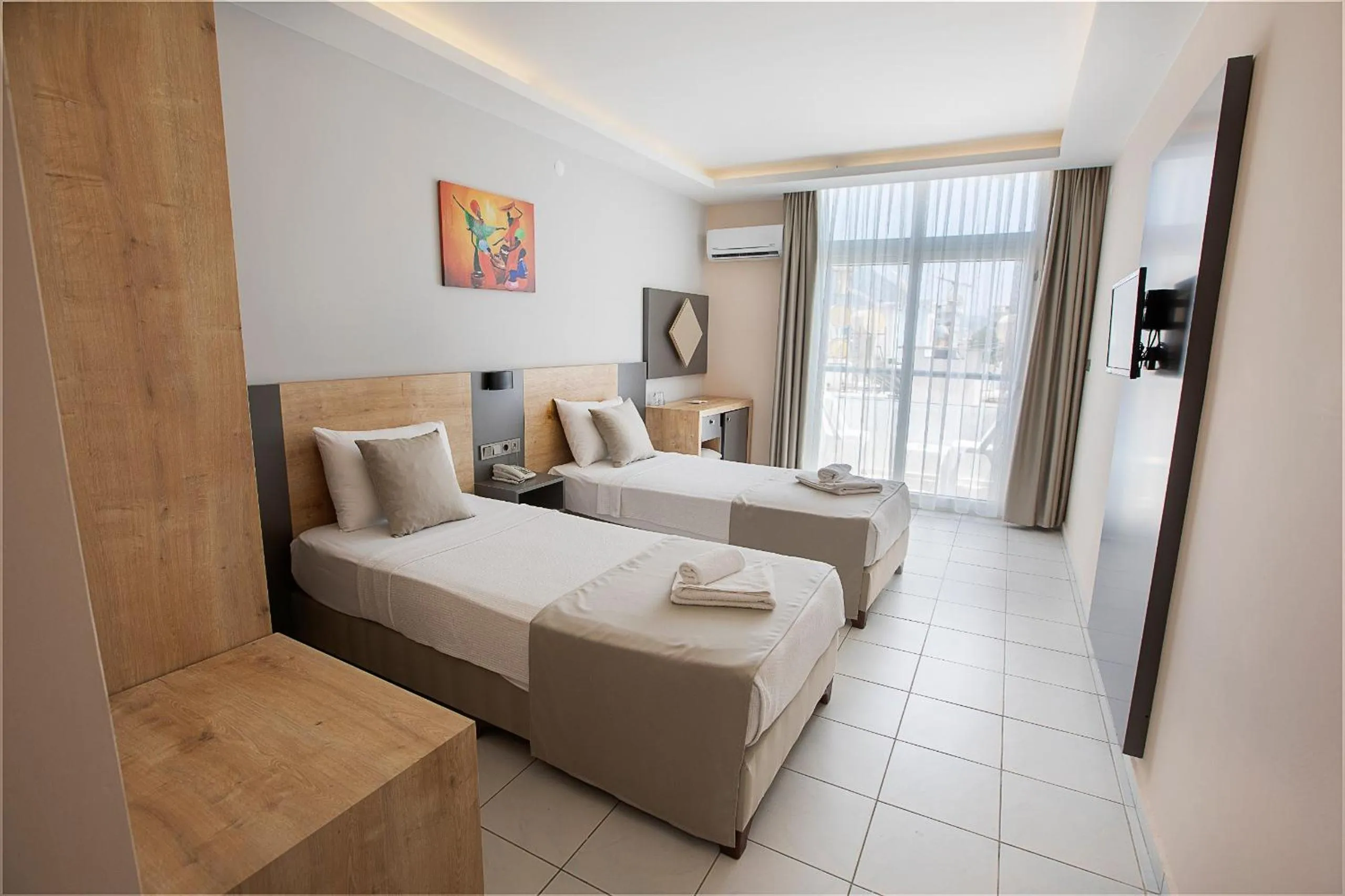 Bed in Alanya Risus Park Hotel