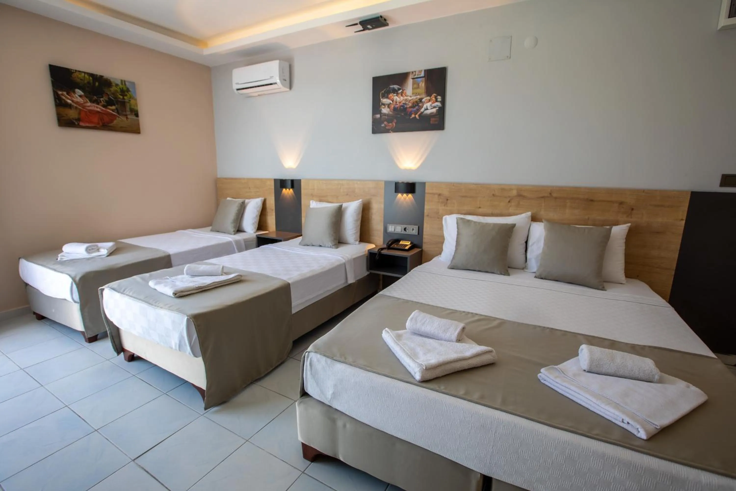 Bed in Alanya Risus Park Hotel