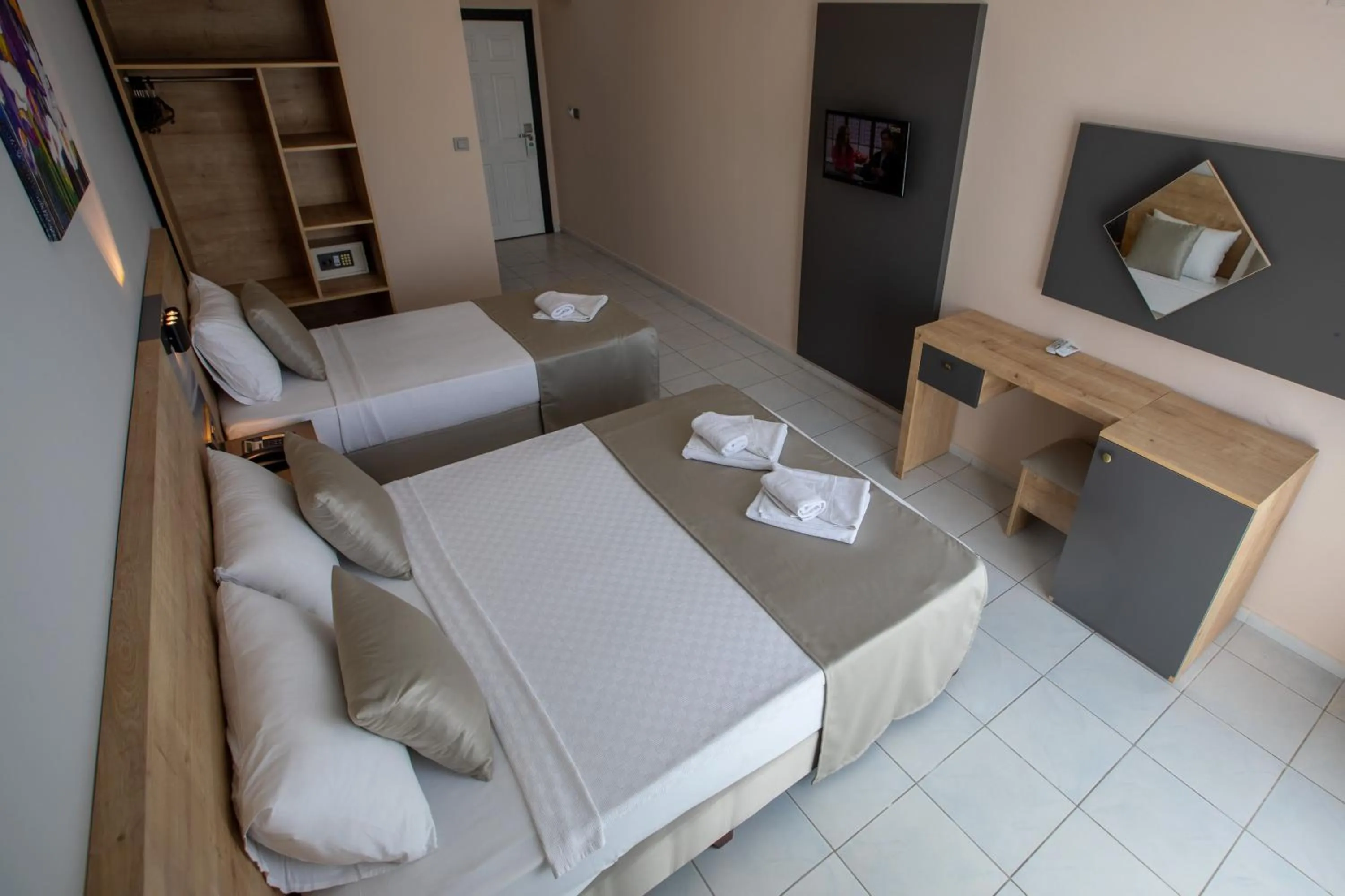 Bed in Alanya Risus Park Hotel