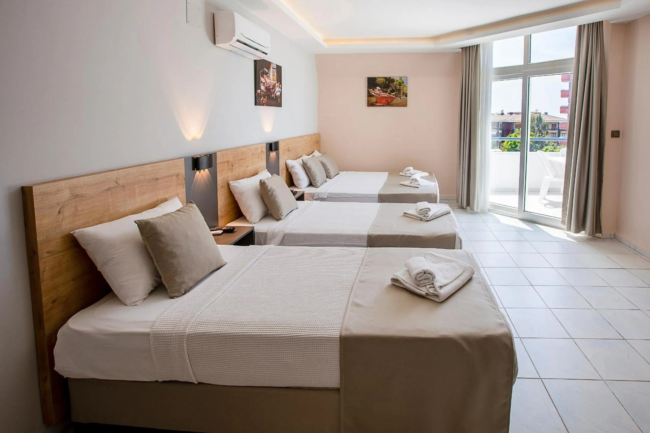 Bed in Alanya Risus Park Hotel