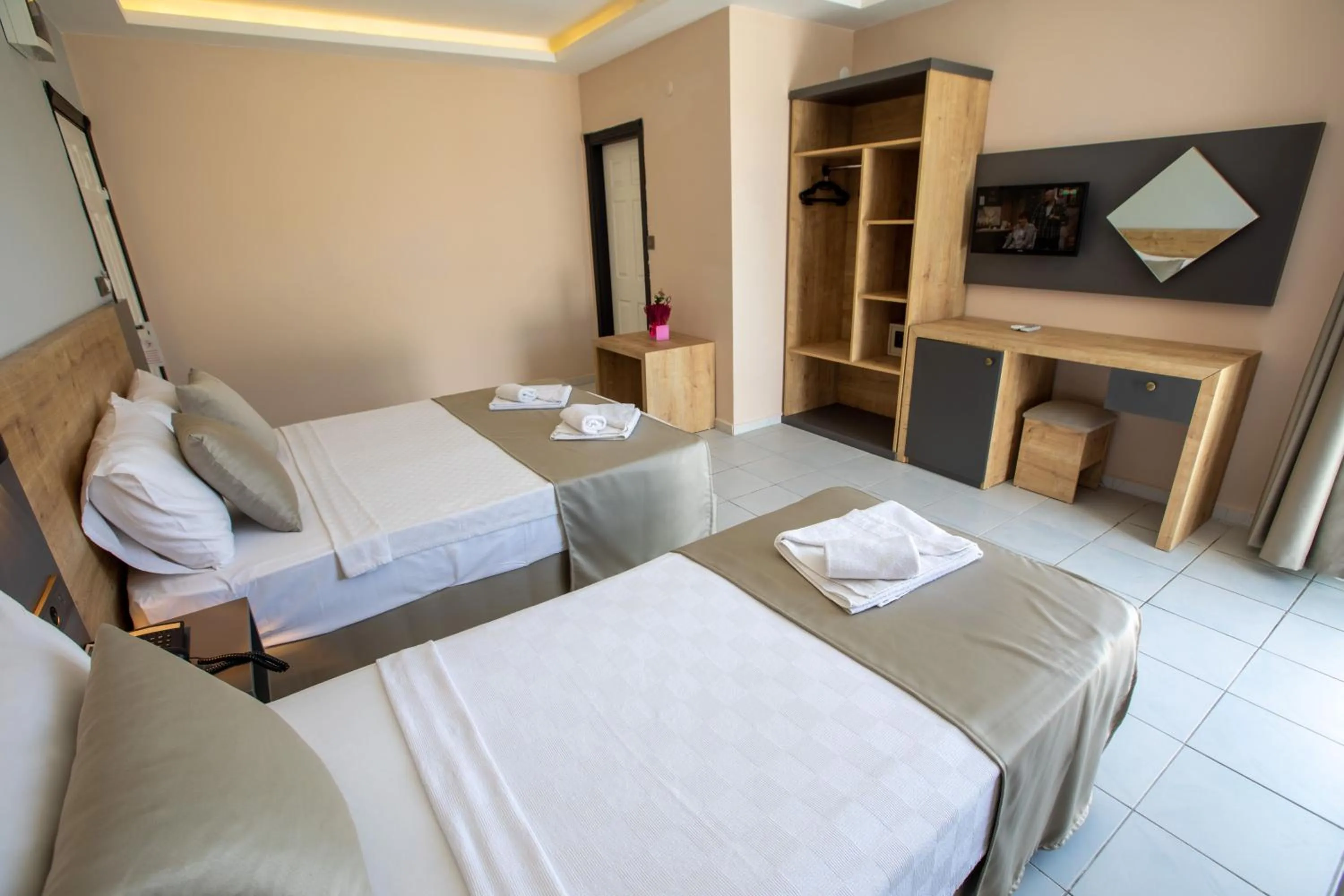 Bed in Alanya Risus Park Hotel