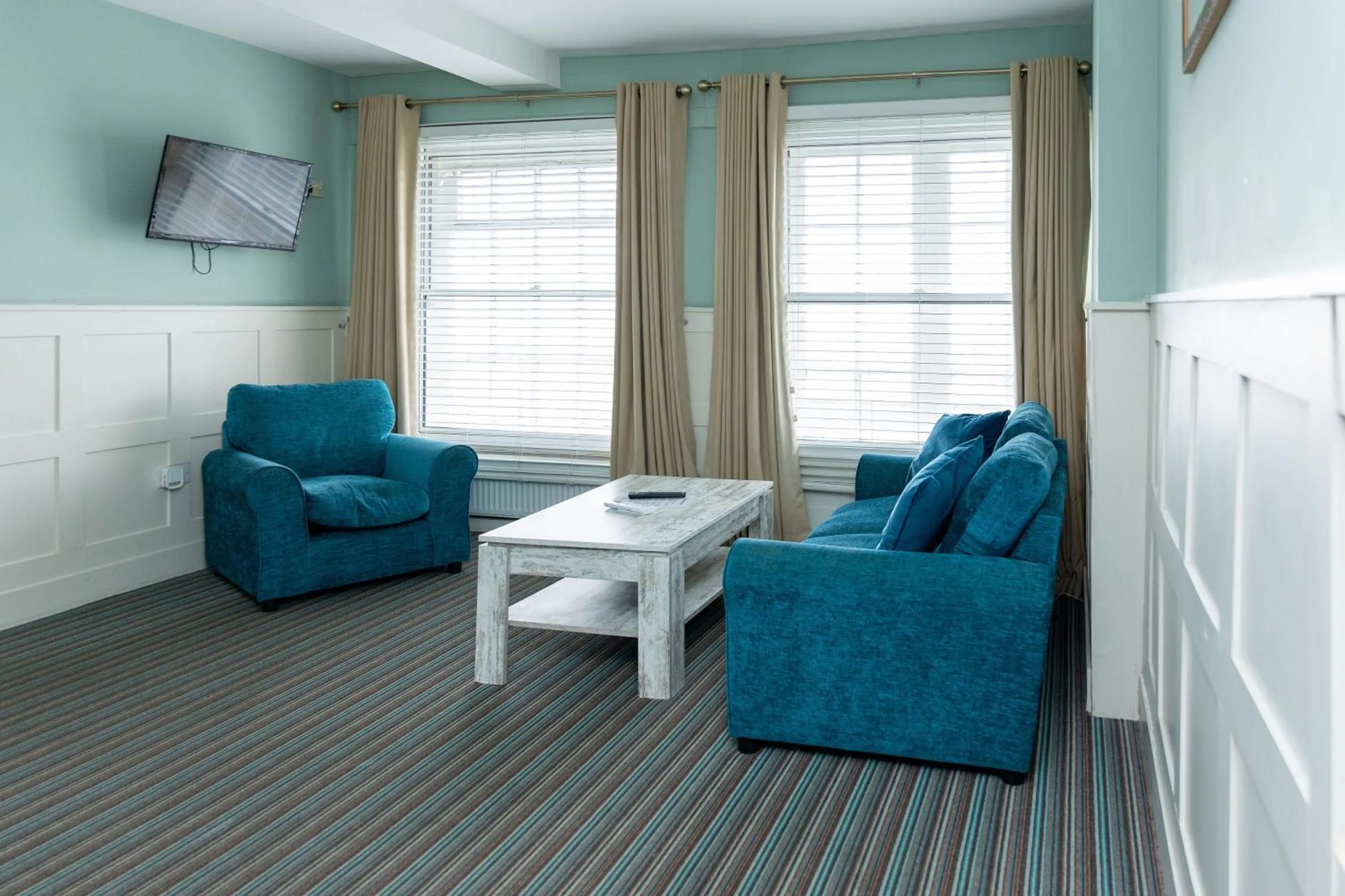 Seating area in The Clarendon Hotel