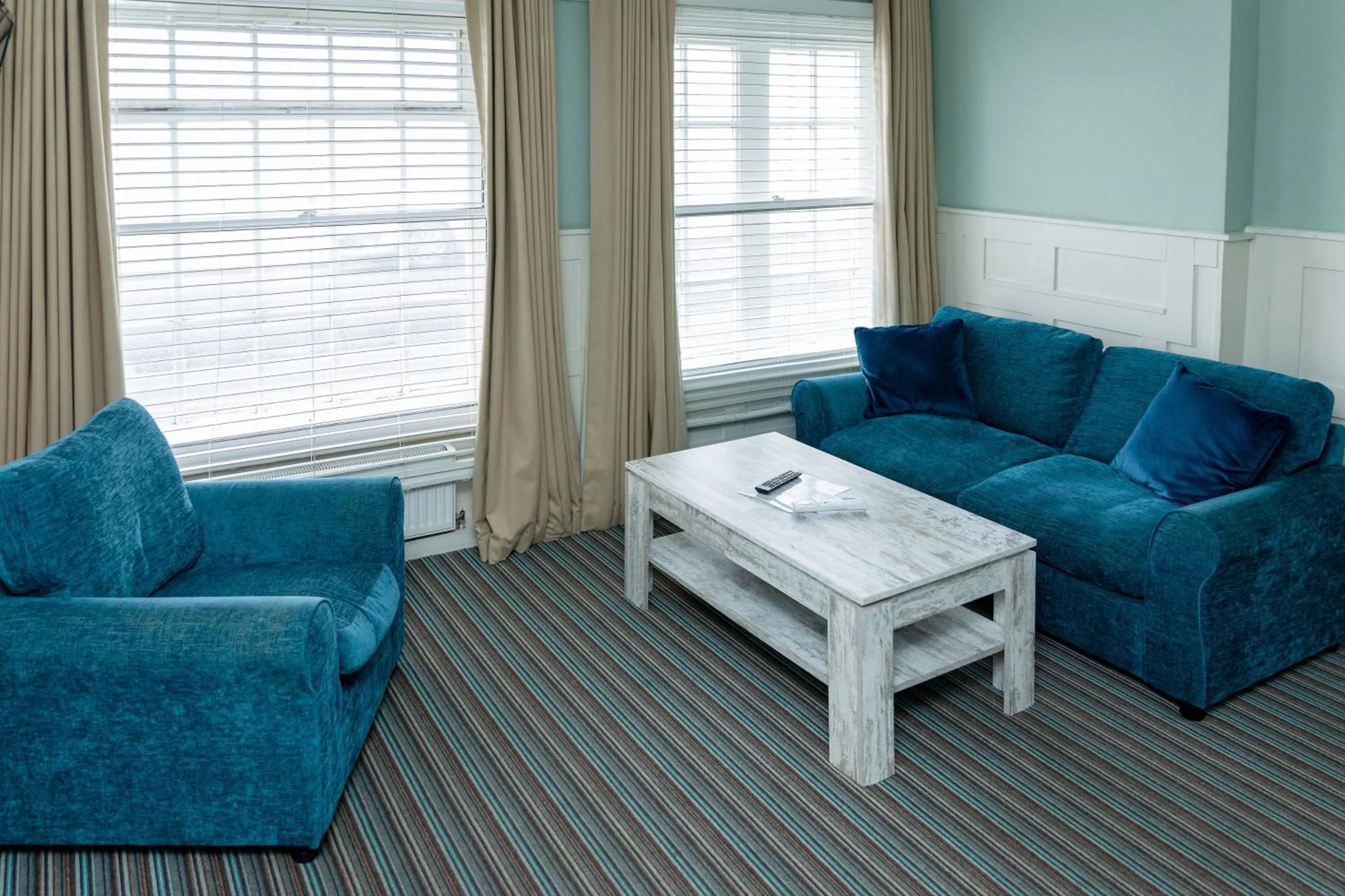 Seating area in The Clarendon Hotel