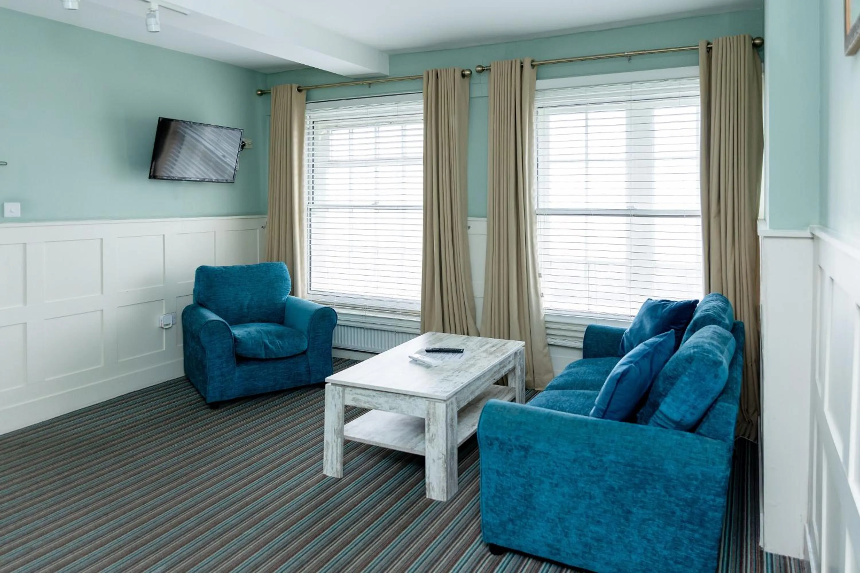 Seating area in The Clarendon Hotel