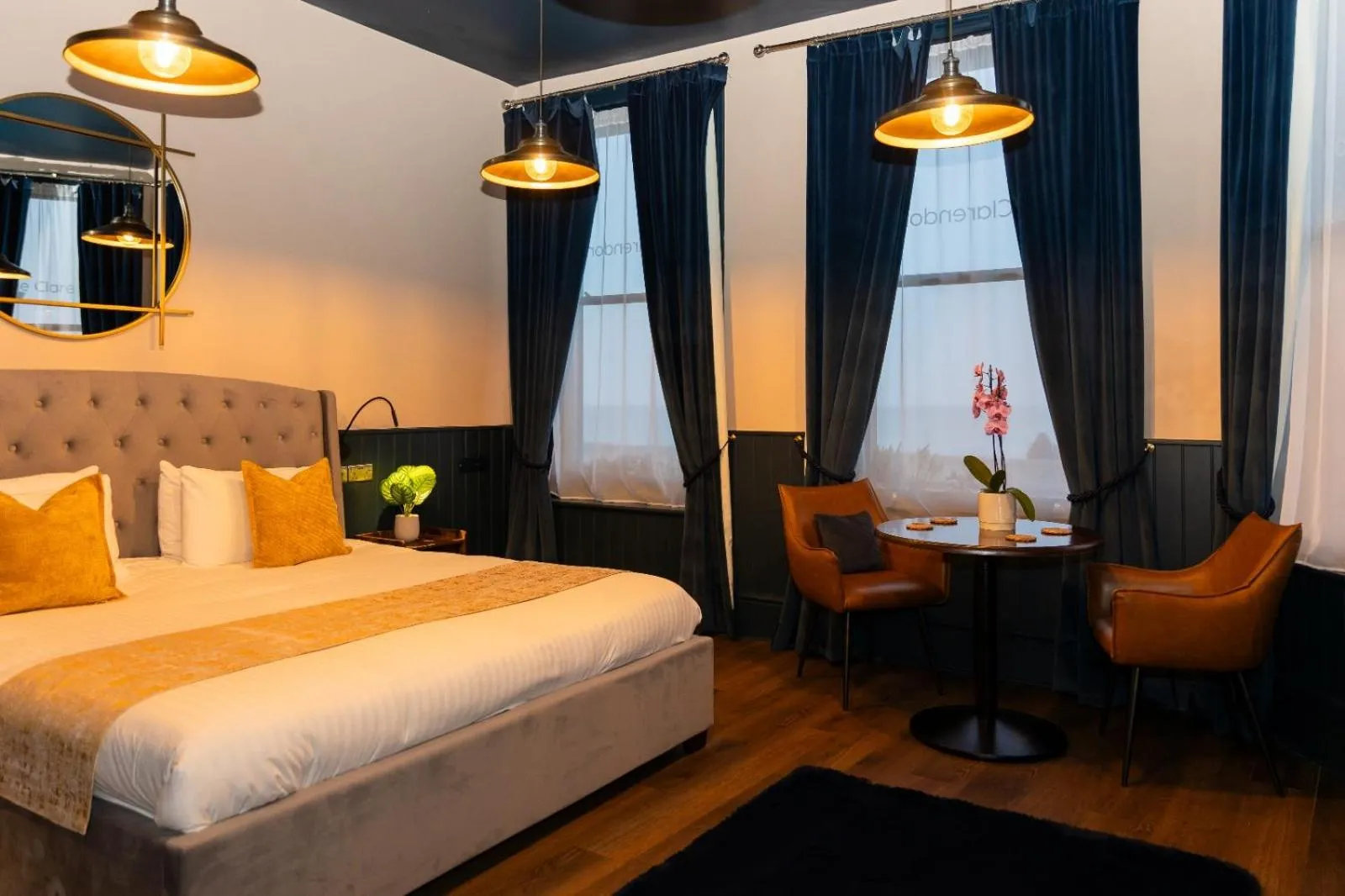 Bed in The Clarendon Hotel