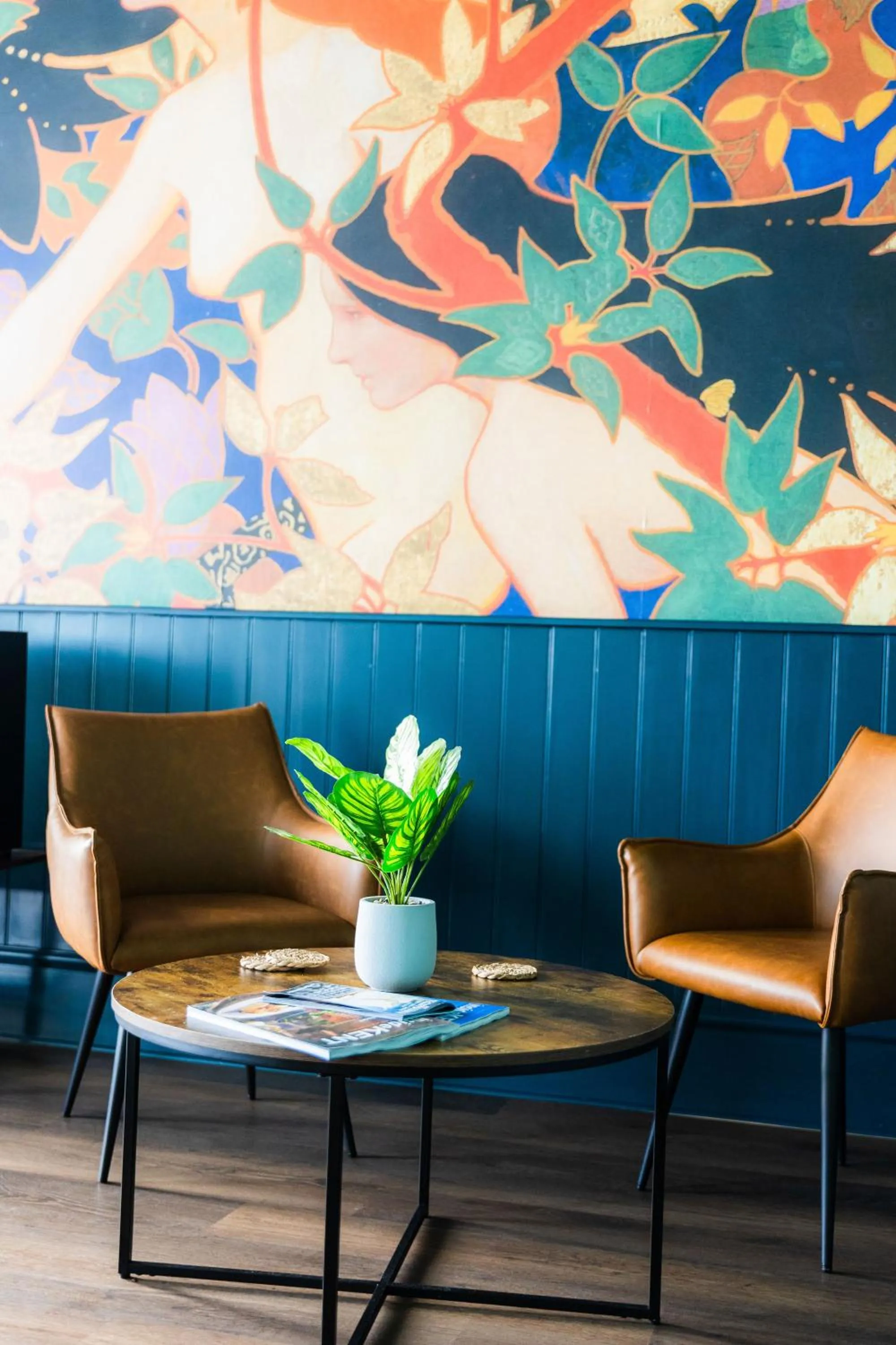 Seating area in The Clarendon Hotel