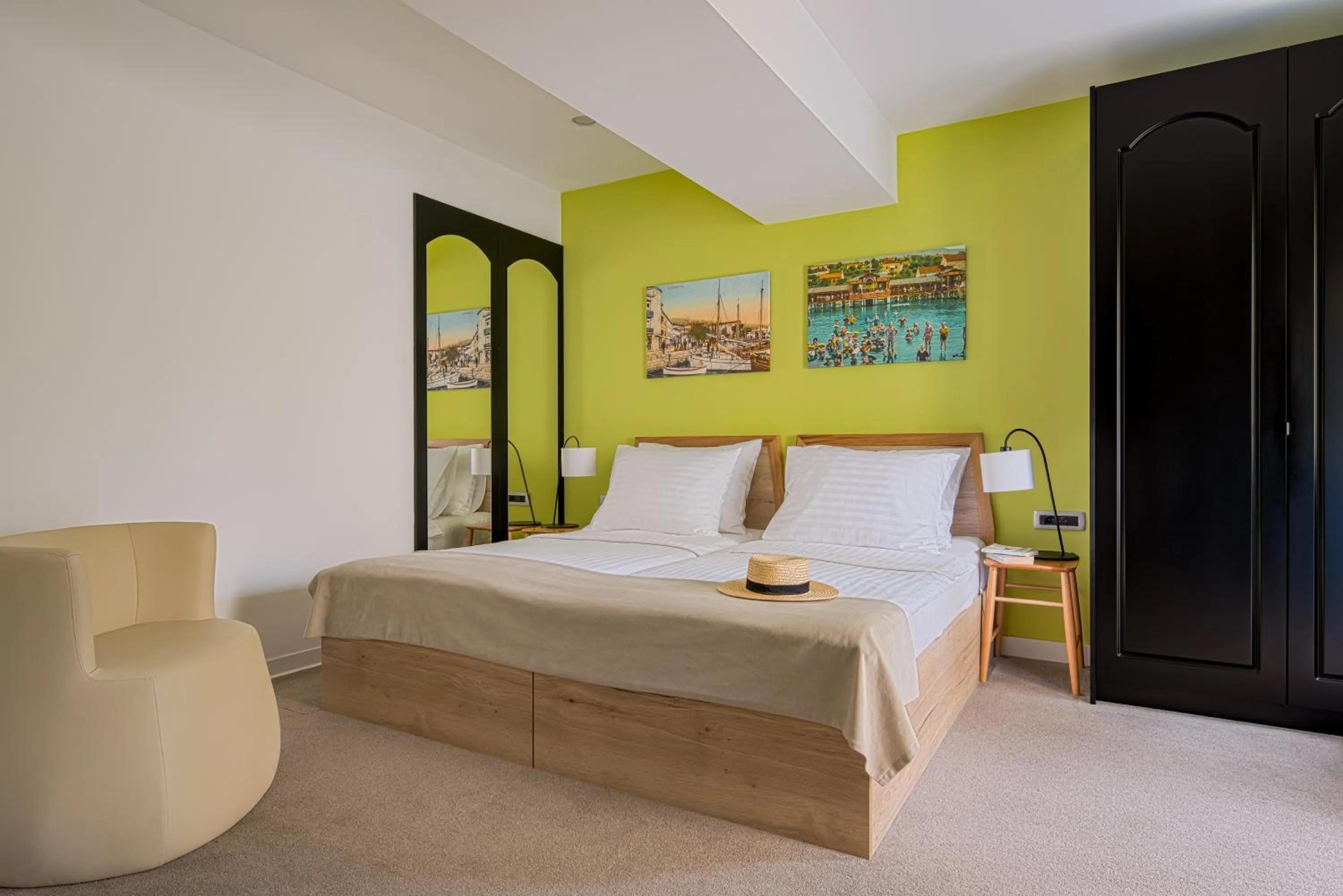 Bedroom, Bed in Boutique Hotel Esplanade