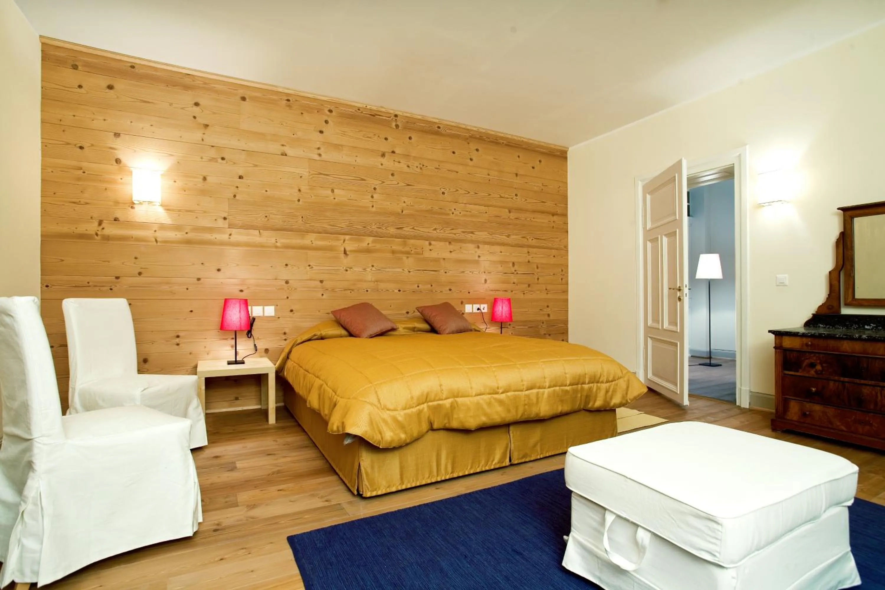 Bedroom, Bed in Maloja Palace Suites CO2-Neutral