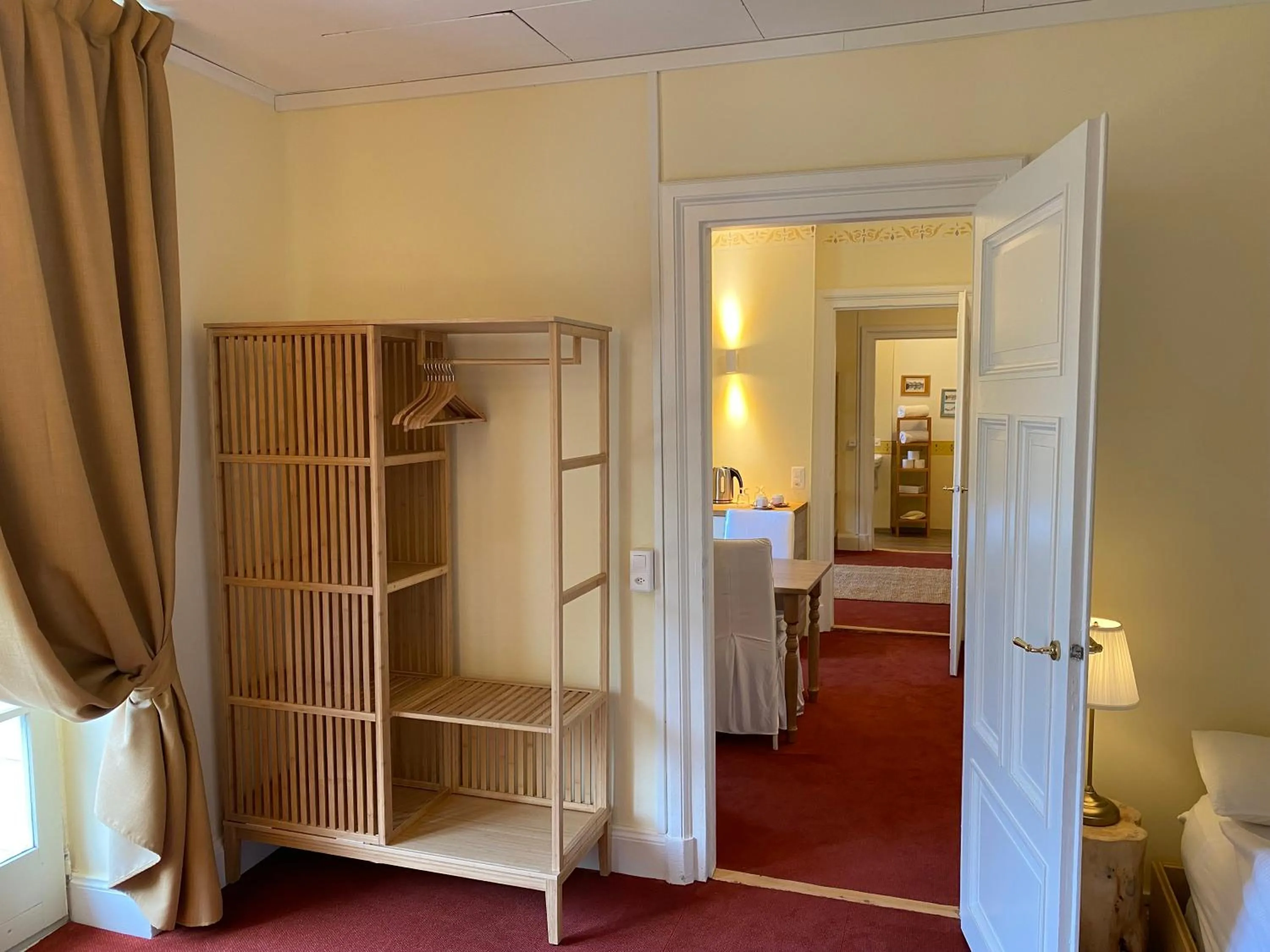 Bed in Maloja Palace Suites CO2-Neutral