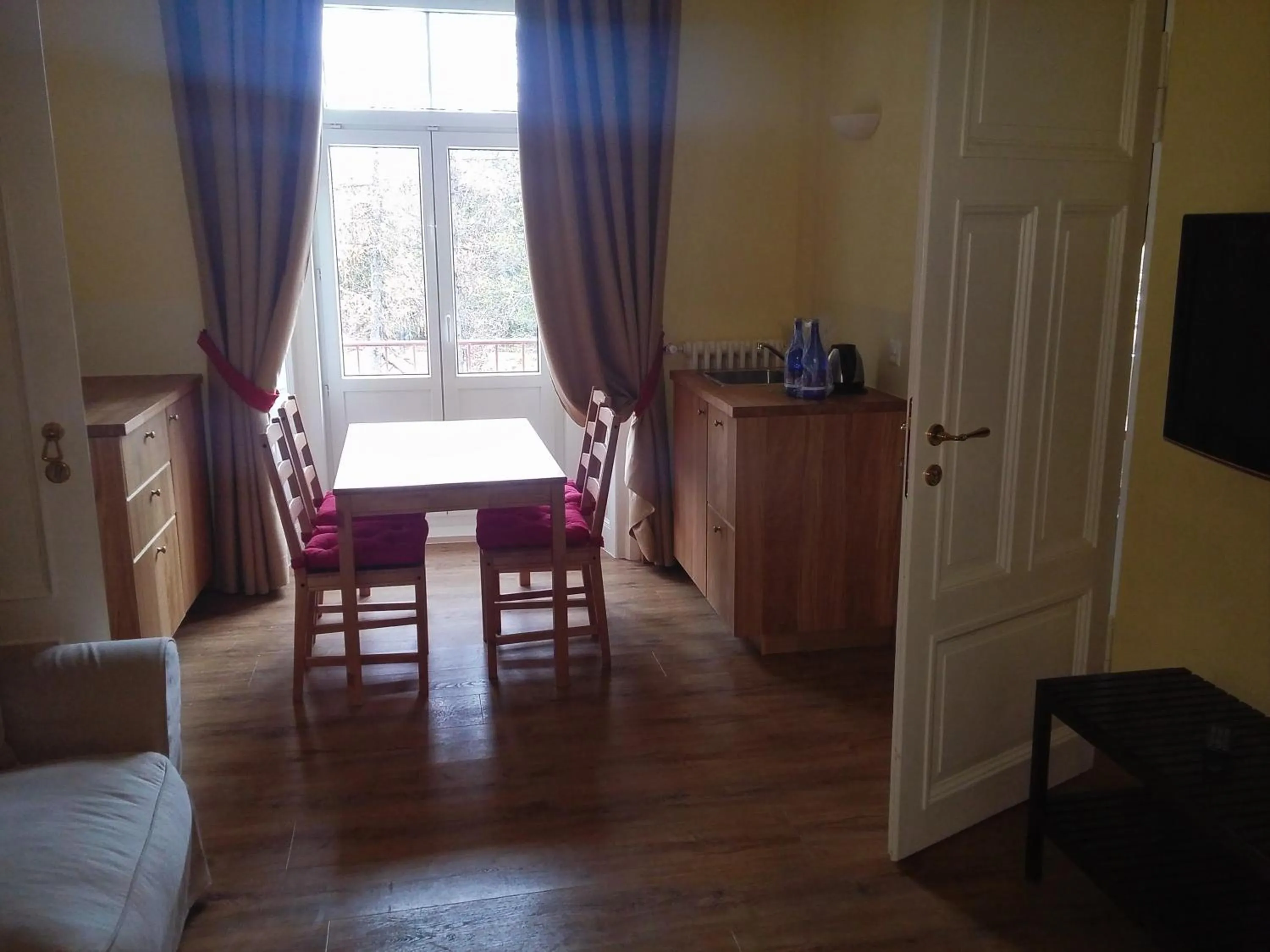 Living room in Maloja Palace Suites CO2-Neutral