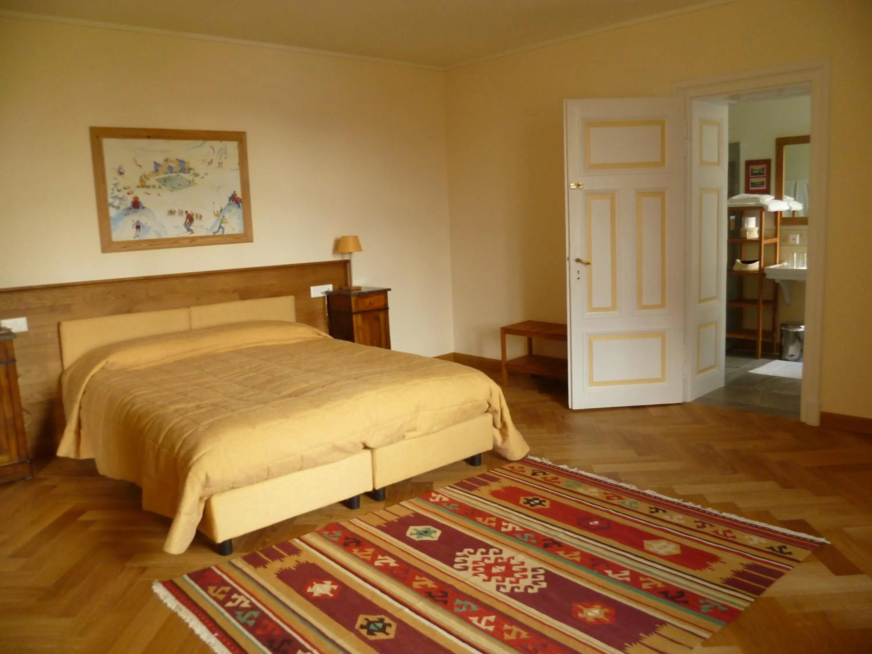 Bedroom, Bed in Maloja Palace Suites CO2-Neutral