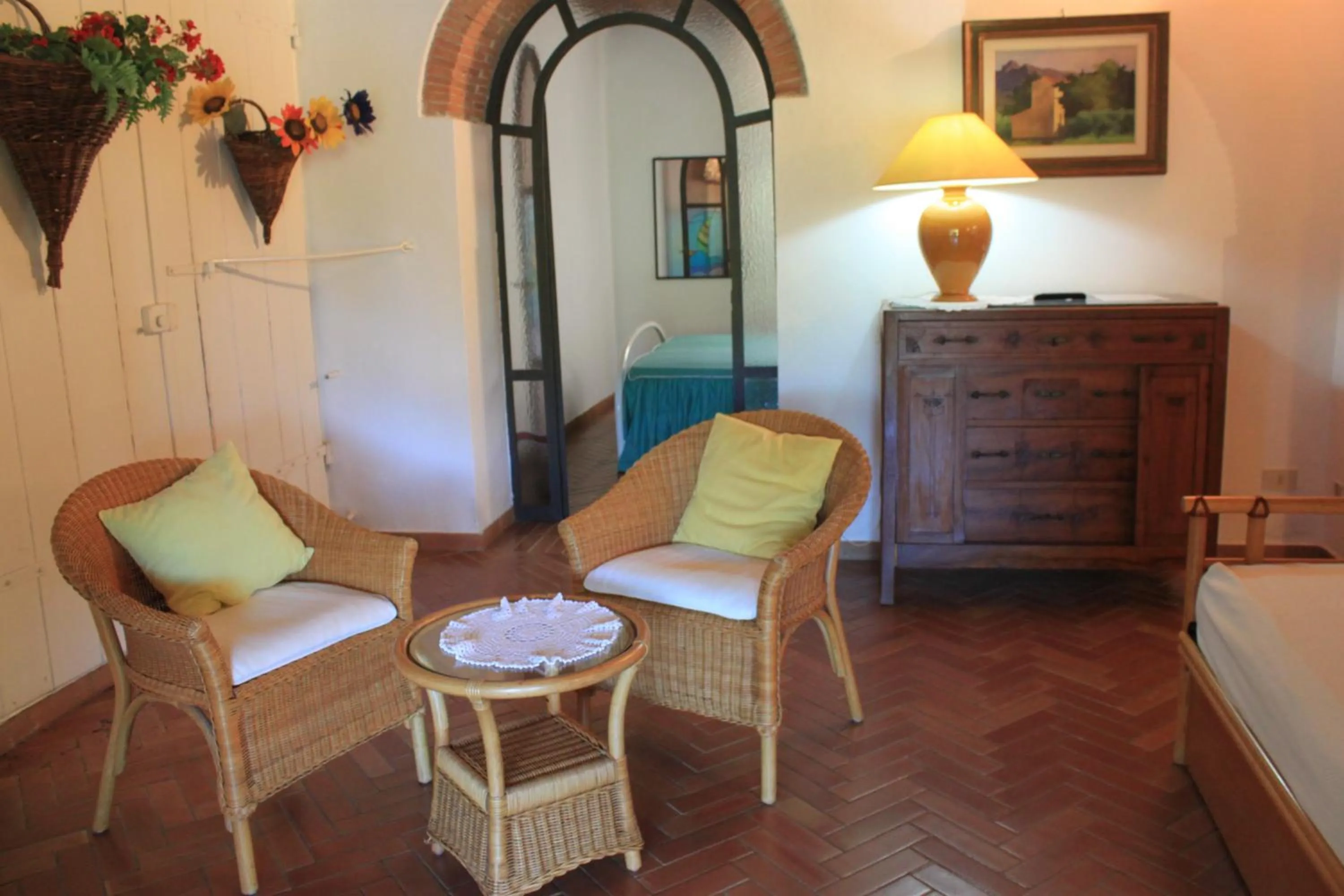 Seating area in Residenza La Limonaia