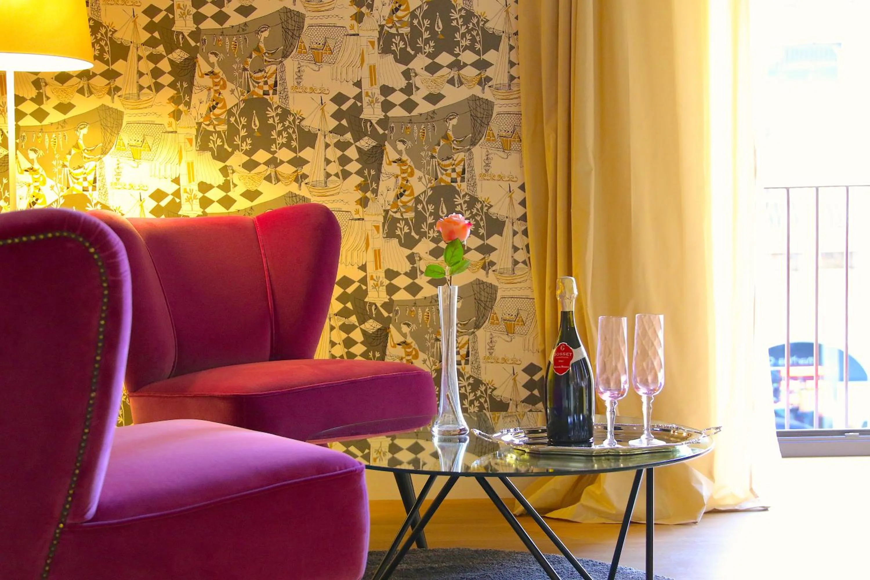 Bedroom in Quattro Canti Suites