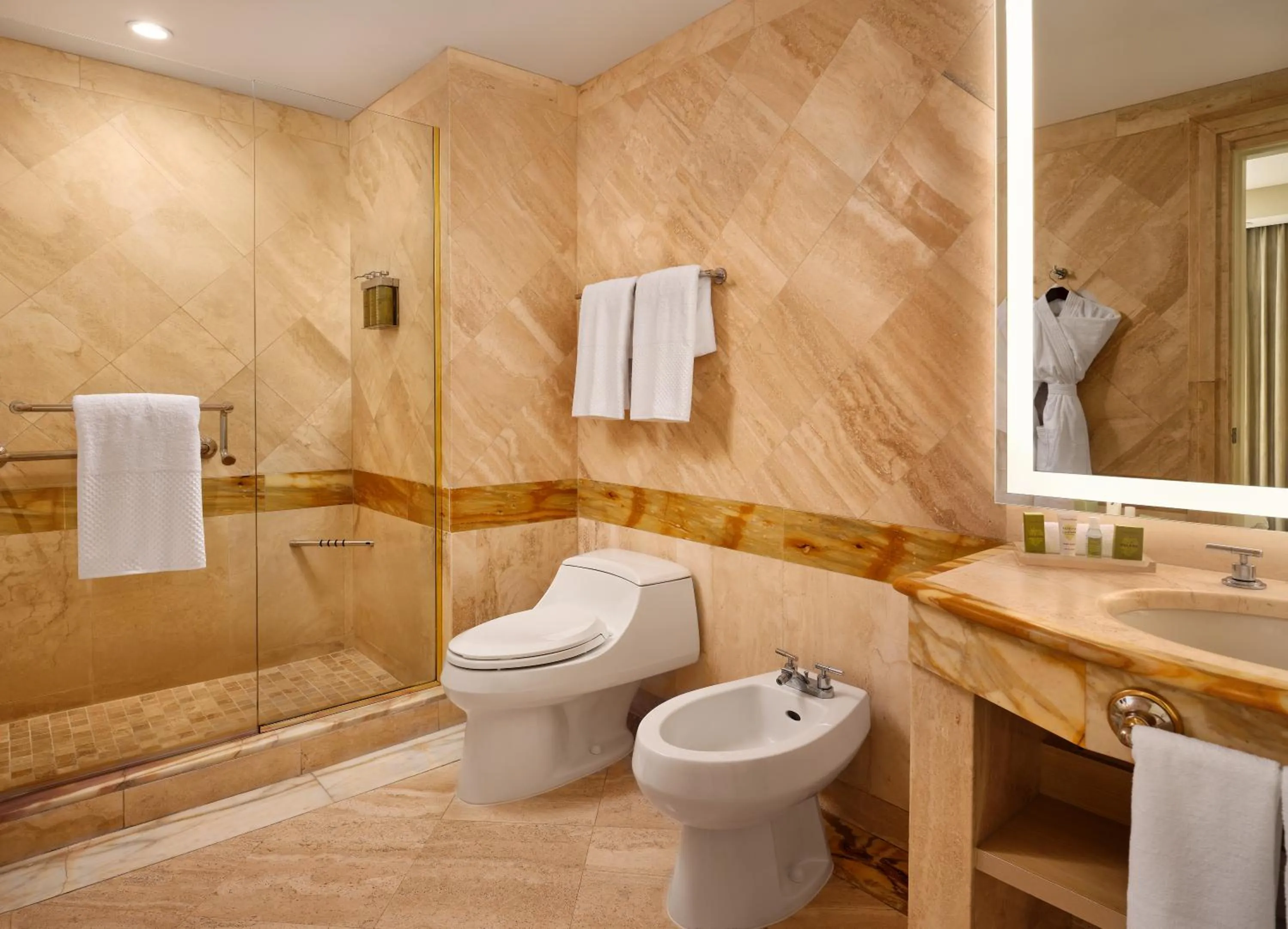 Shower in Hilton Bentley Miami South Beach