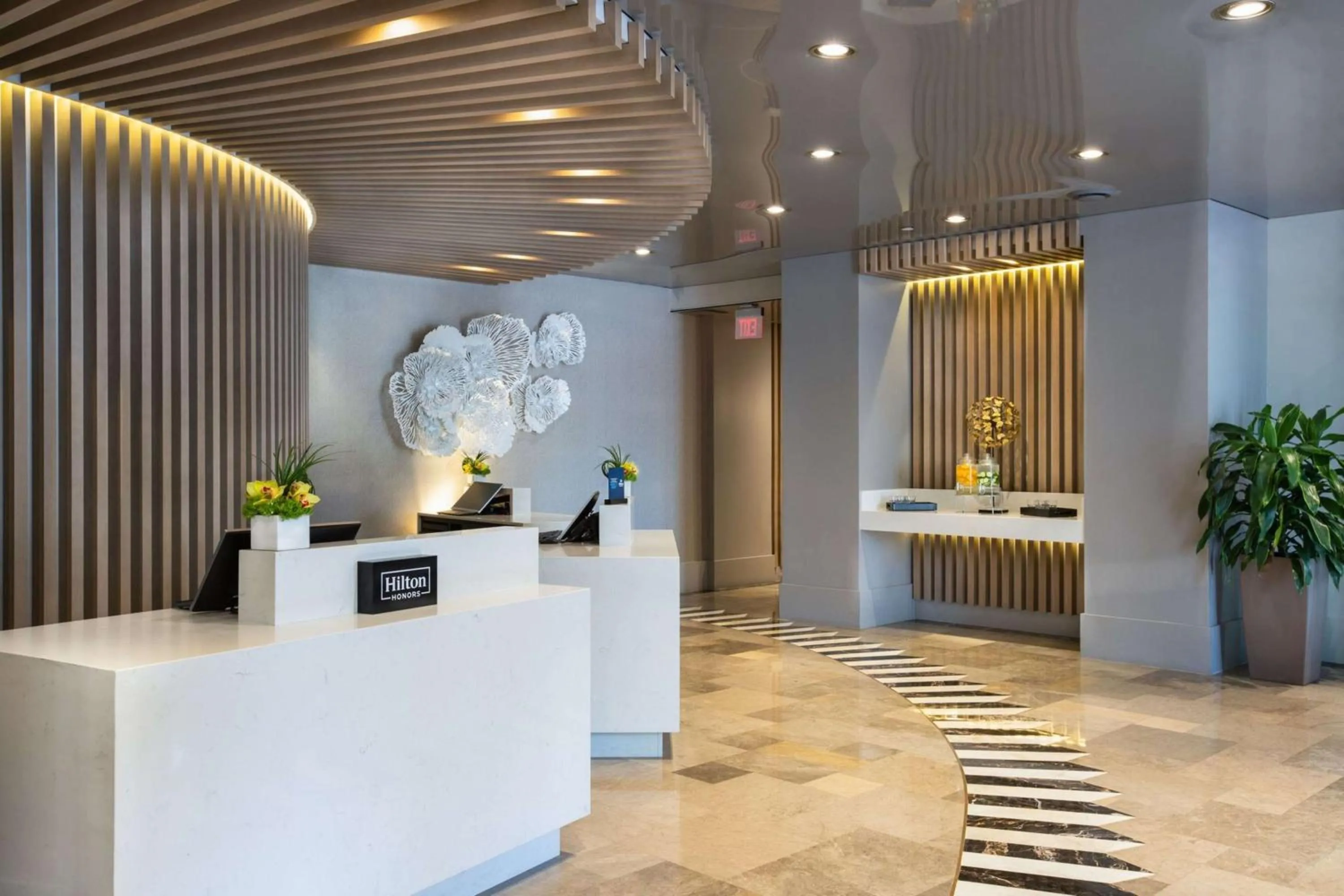 Lobby or reception in Hilton Bentley Miami South Beach